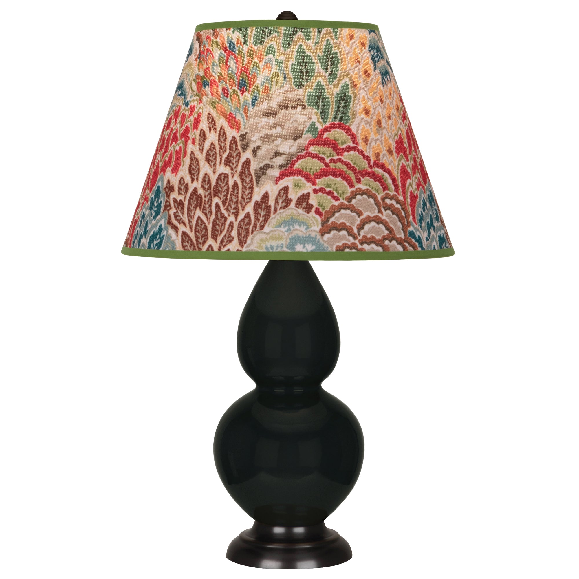 OS11F | Obsidian Small Double Gourd Accent Lamp