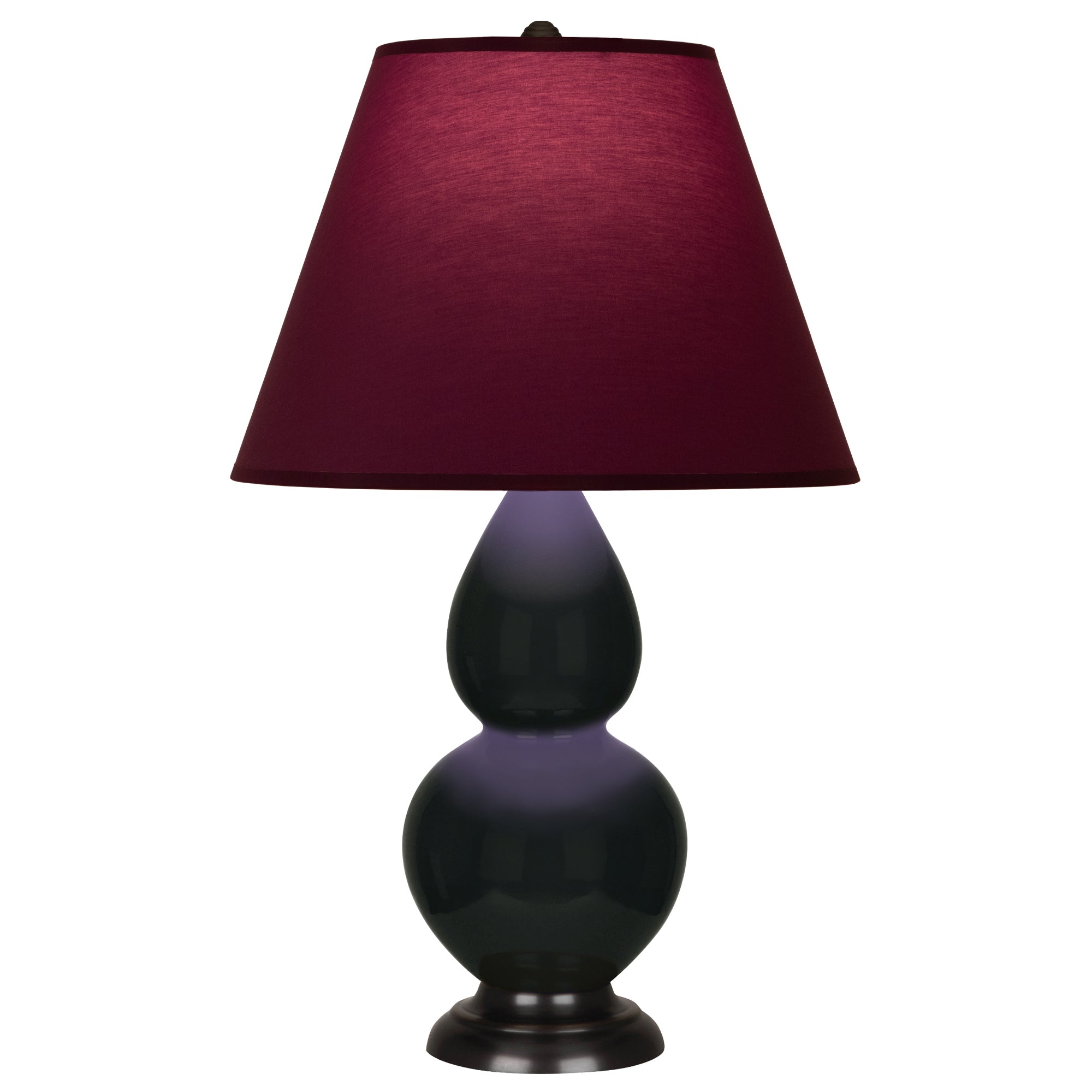 OS11P | Obsidian Small Double Gourd Accent Lamp