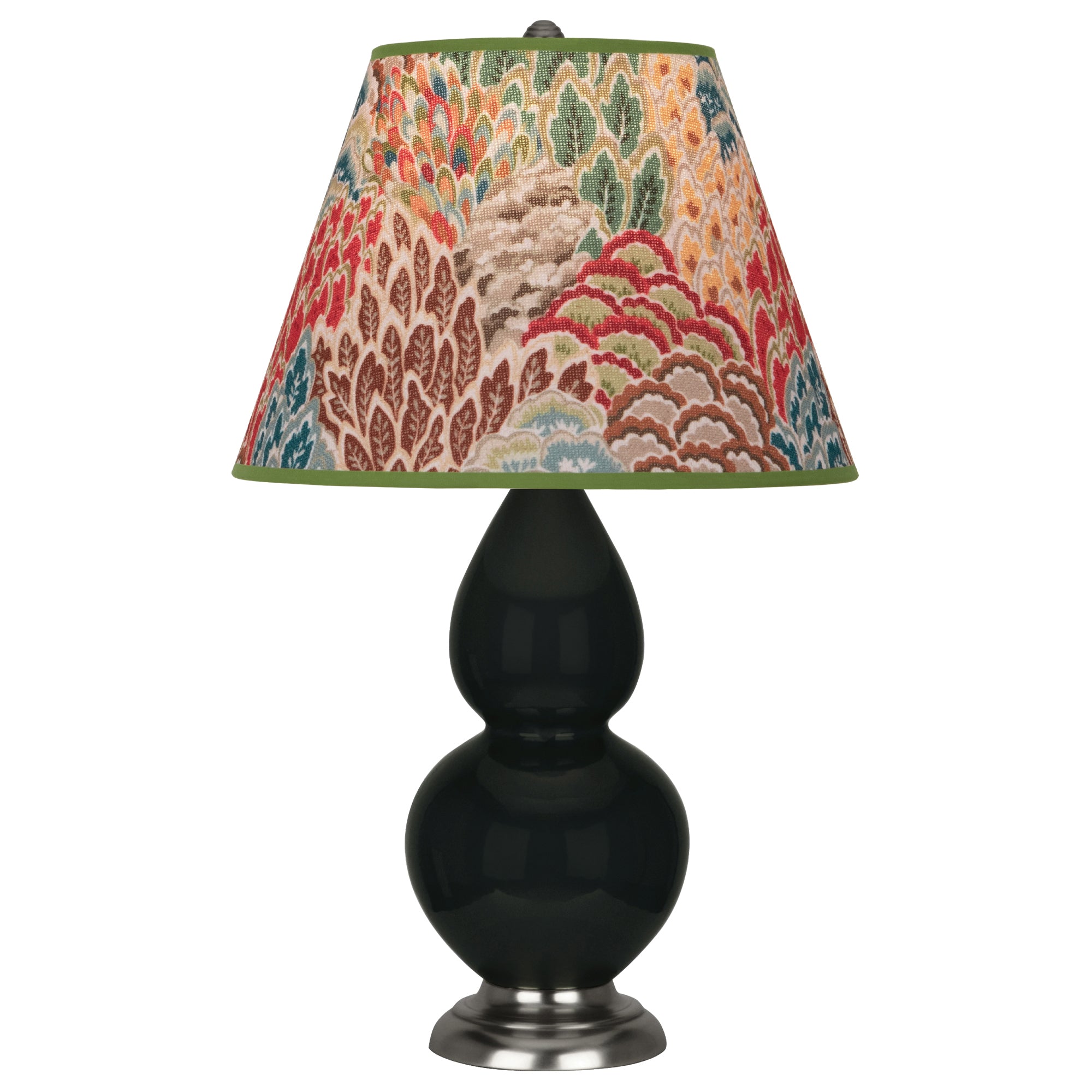 OS12F | Obsidian Small Double Gourd Accent Lamp