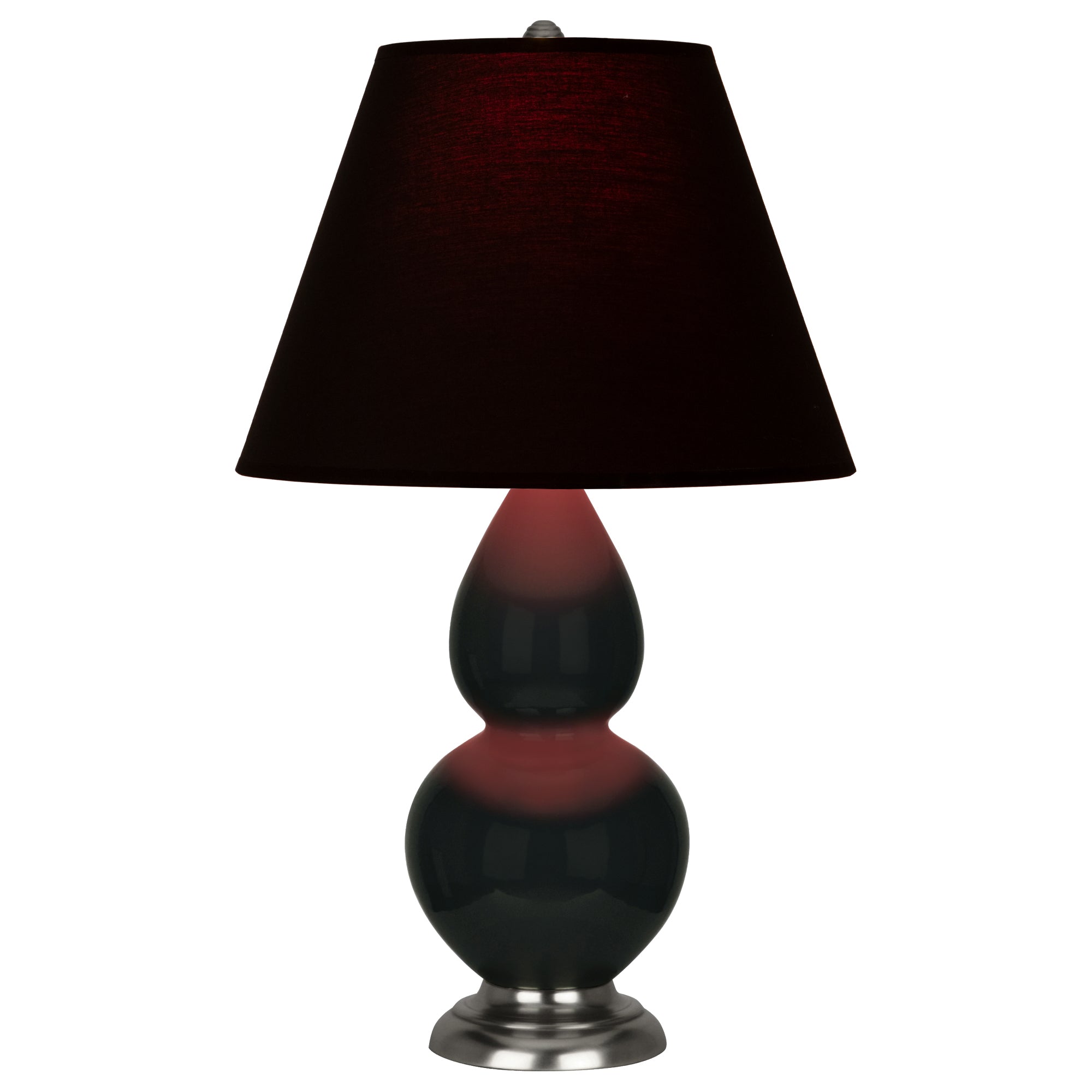OS12K | Obsidian Small Double Gourd Accent Lamp