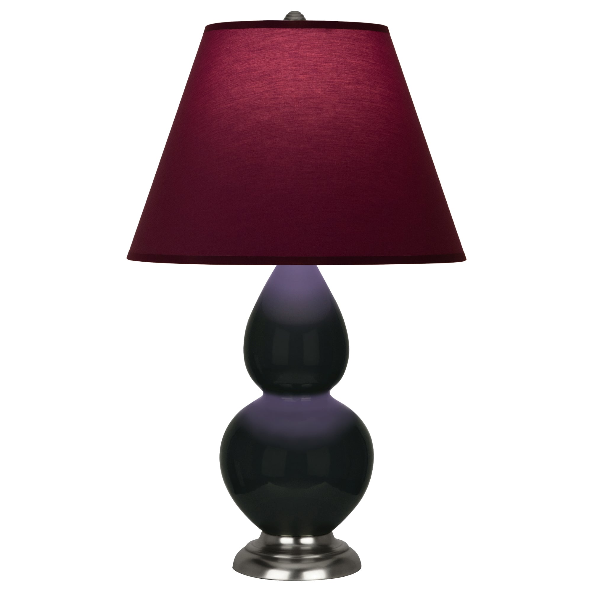OS12P | Obsidian Small Double Gourd Accent Lamp