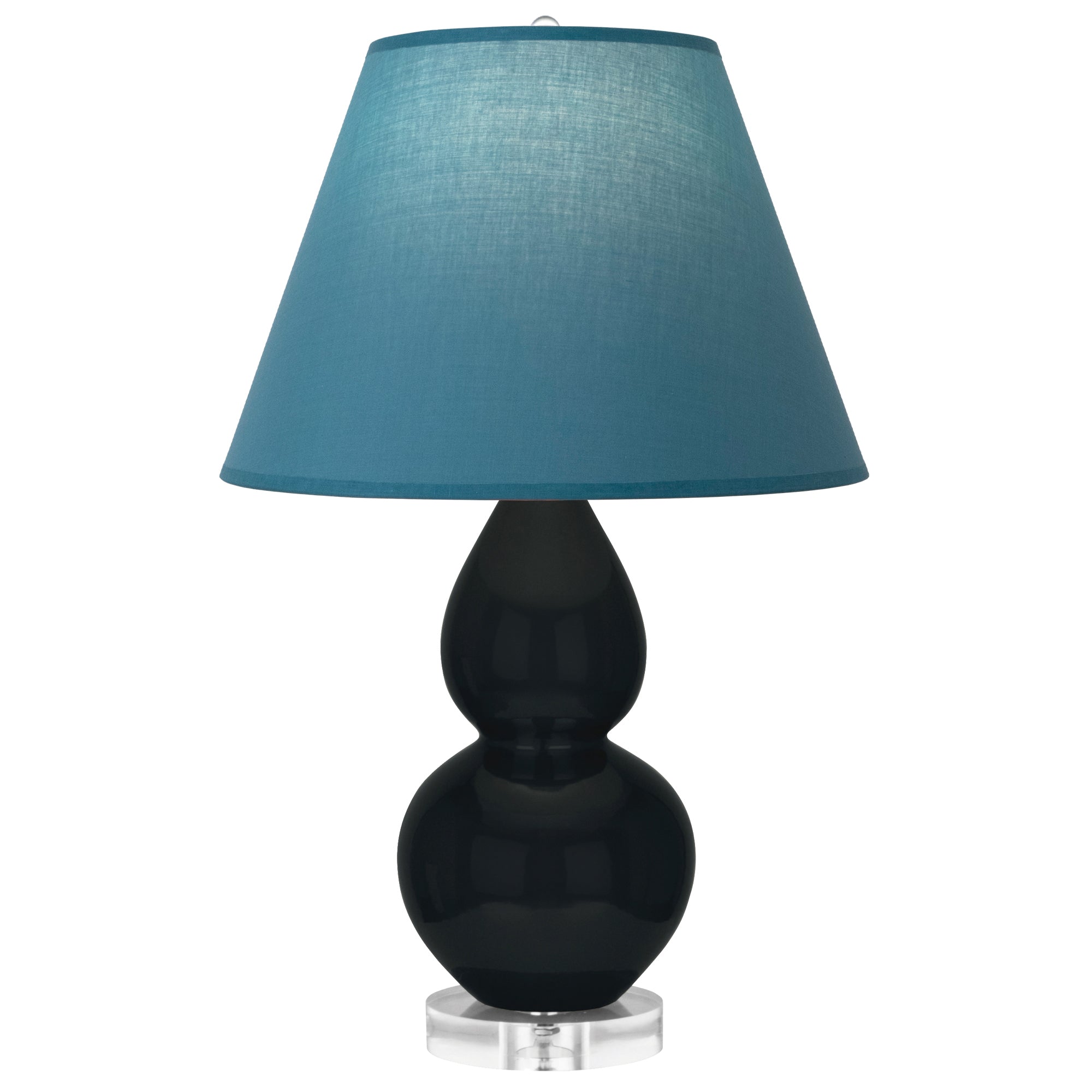 OS13B | Obsidian Small Double Gourd Accent Lamp