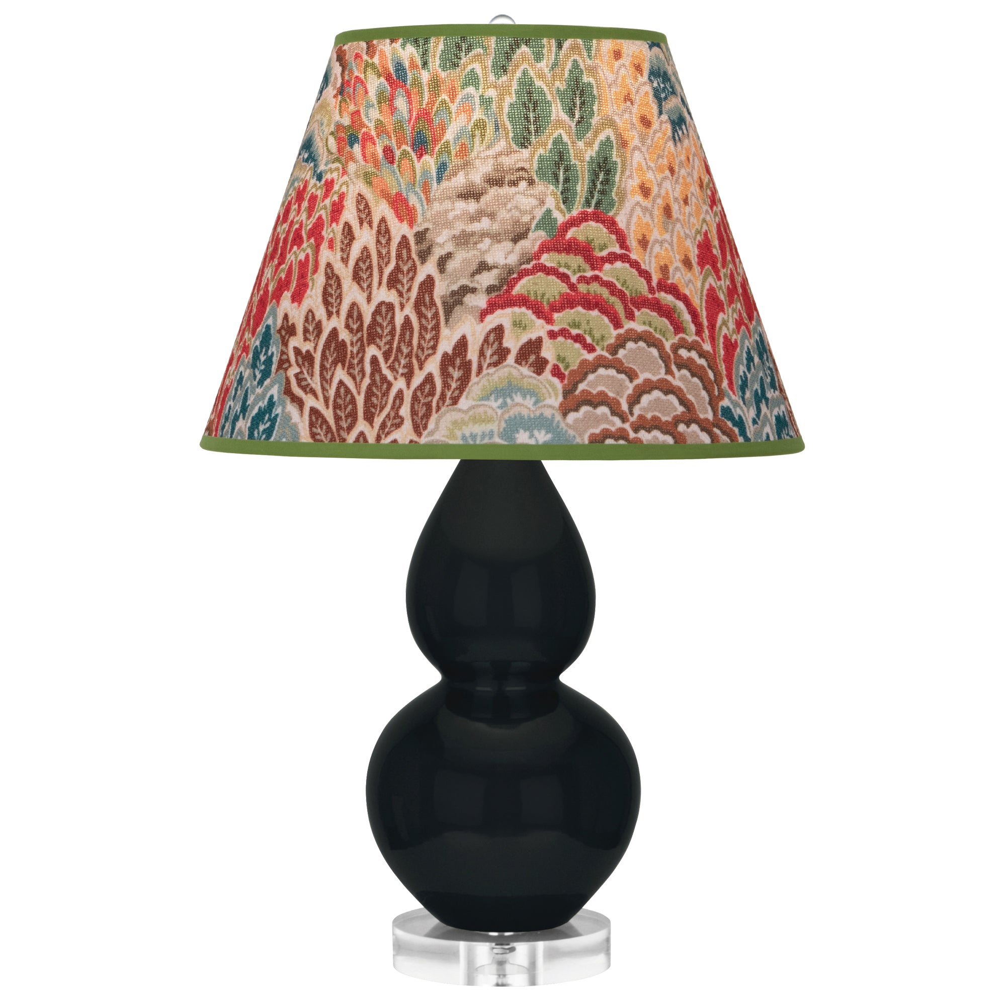 OS13F | Obsidian Small Double Gourd Accent Lamp