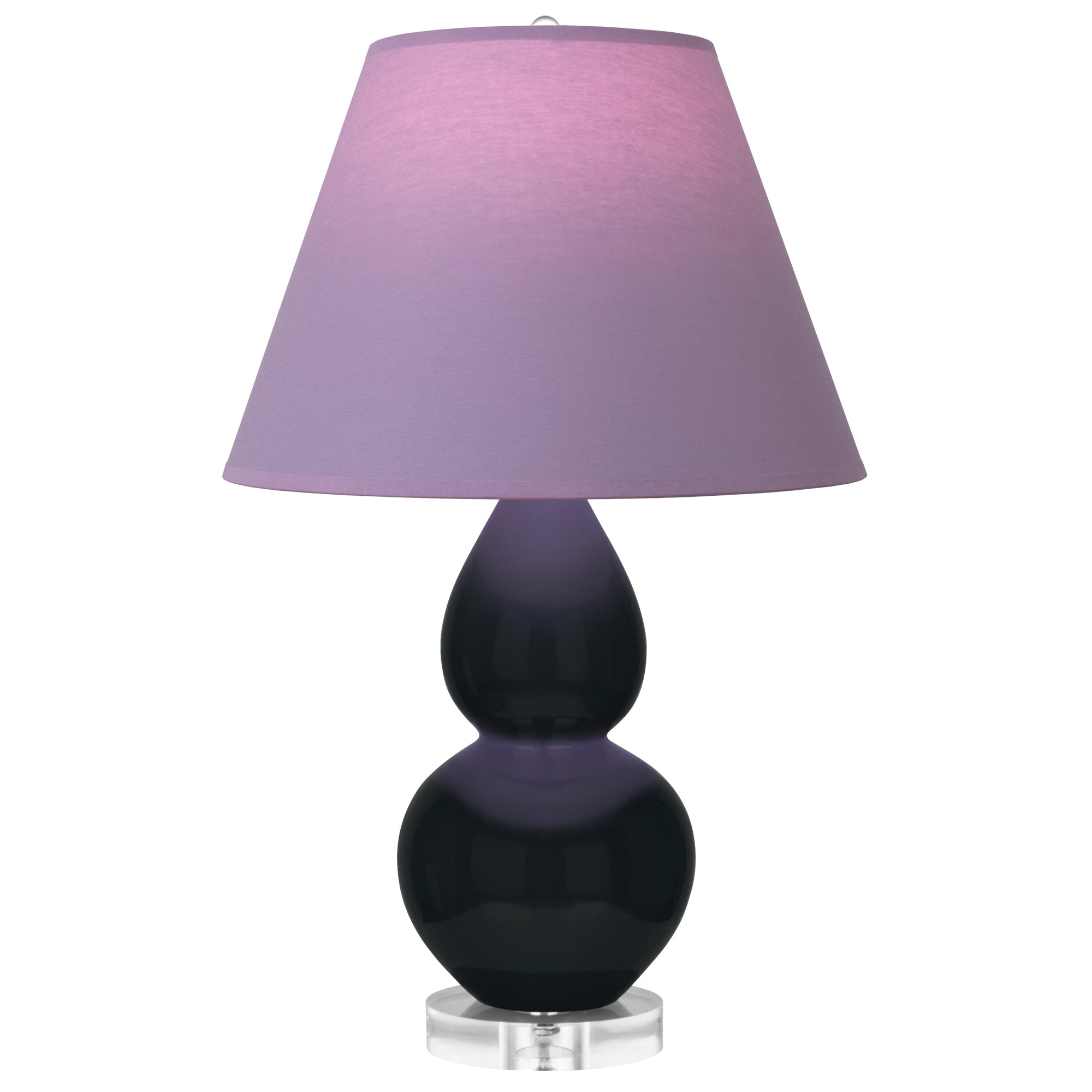 OS13L | Obsidian Small Double Gourd Accent Lamp