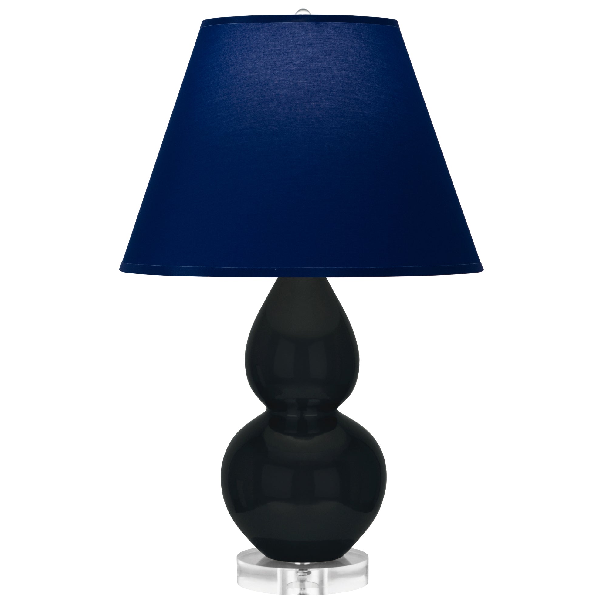 OS13N | Obsidian Small Double Gourd Accent Lamp