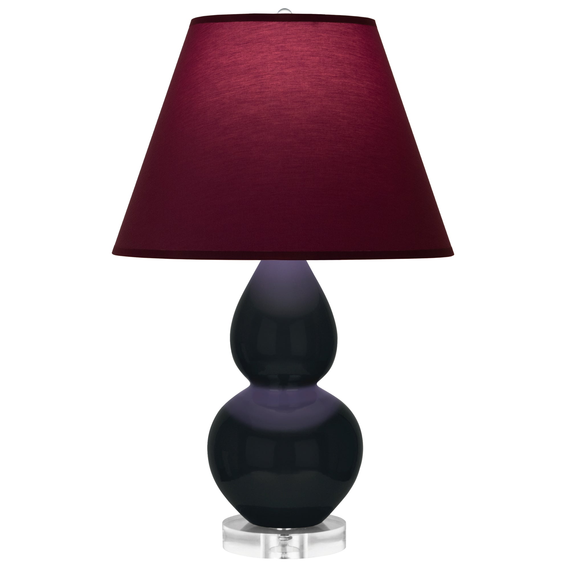 OS13P | Obsidian Small Double Gourd Accent Lamp