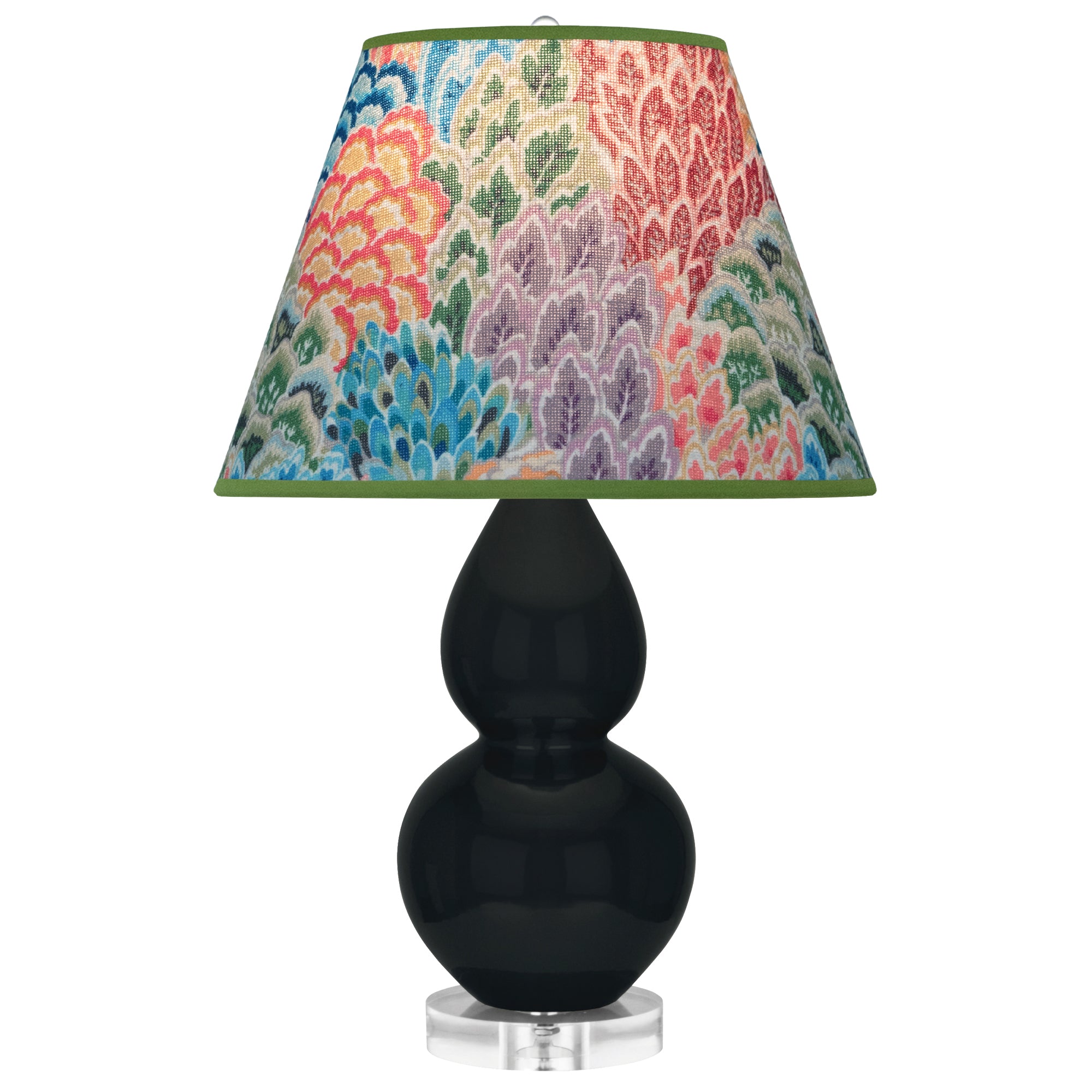 OS13S | Obsidian Small Double Gourd Accent Lamp