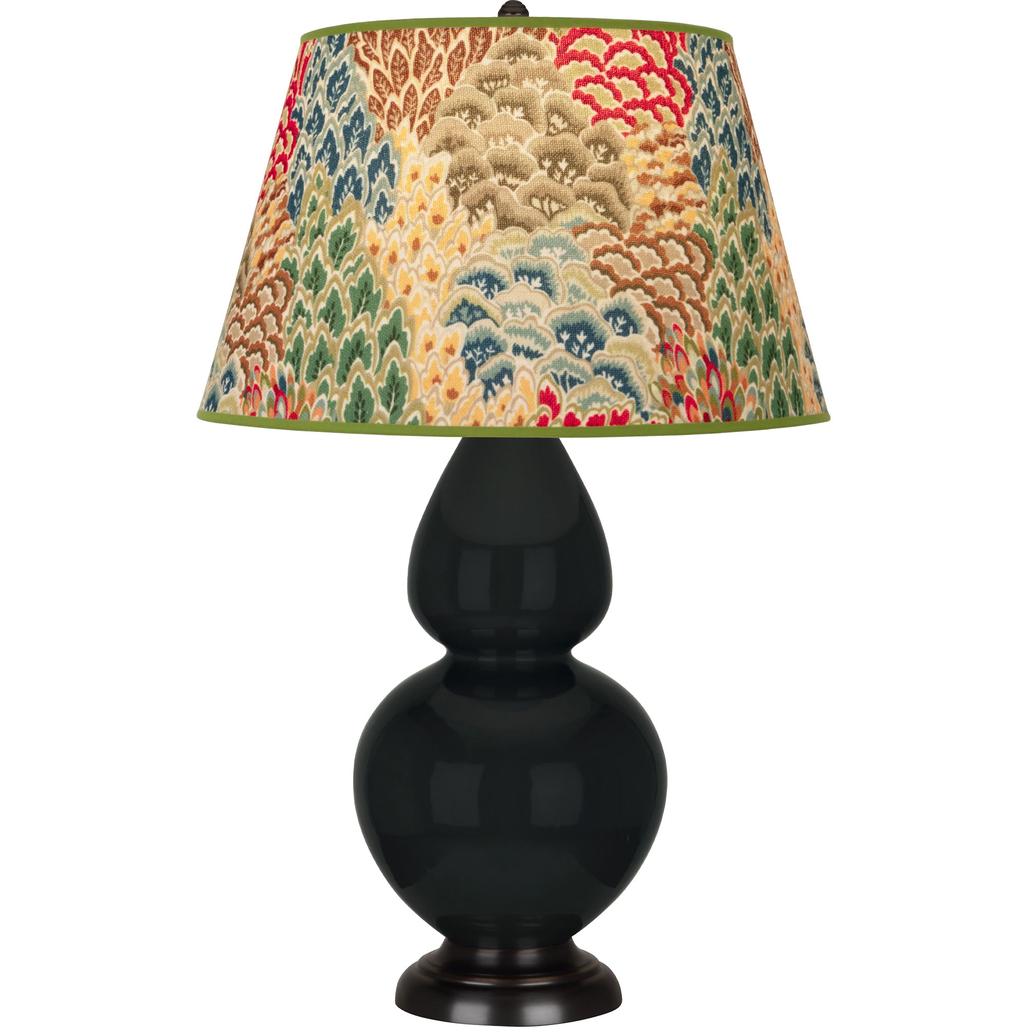 OS21F | Obsidian Double Gourd Table Lamp