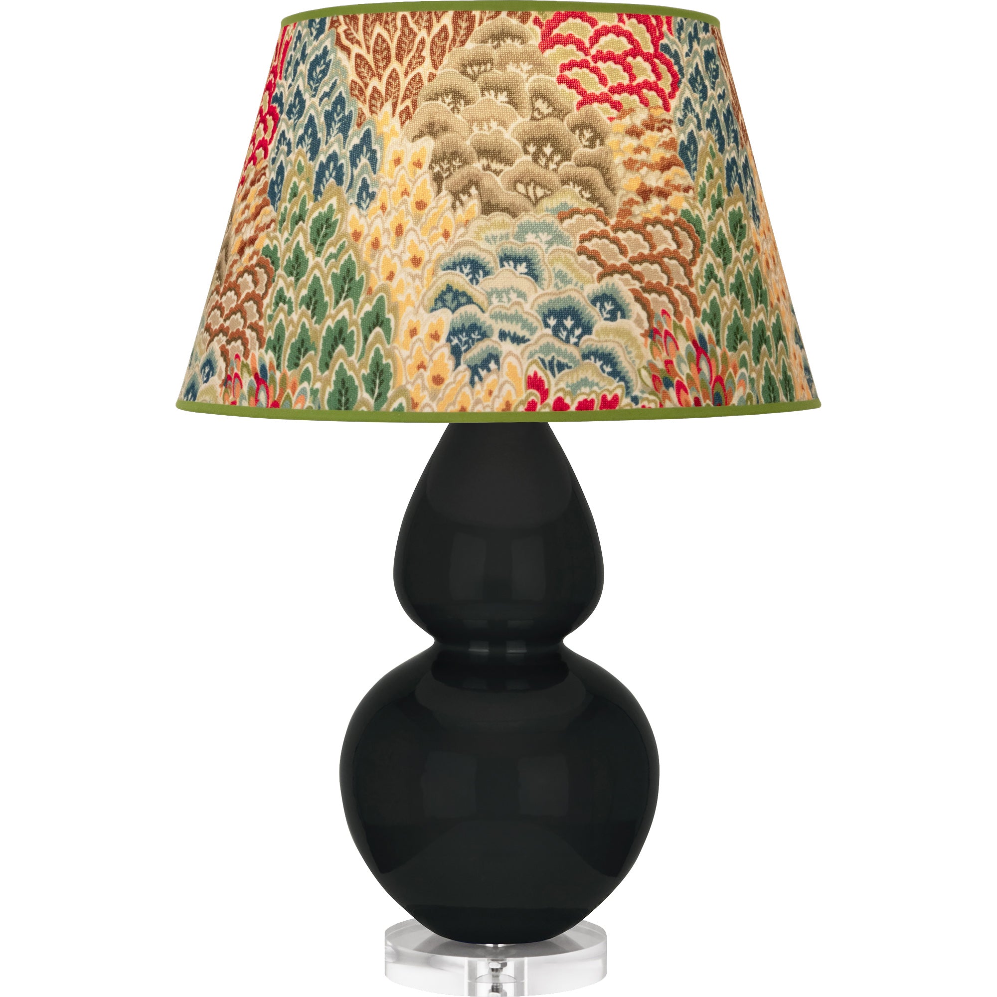 OS23F | Obsidian Double Gourd Table Lamp