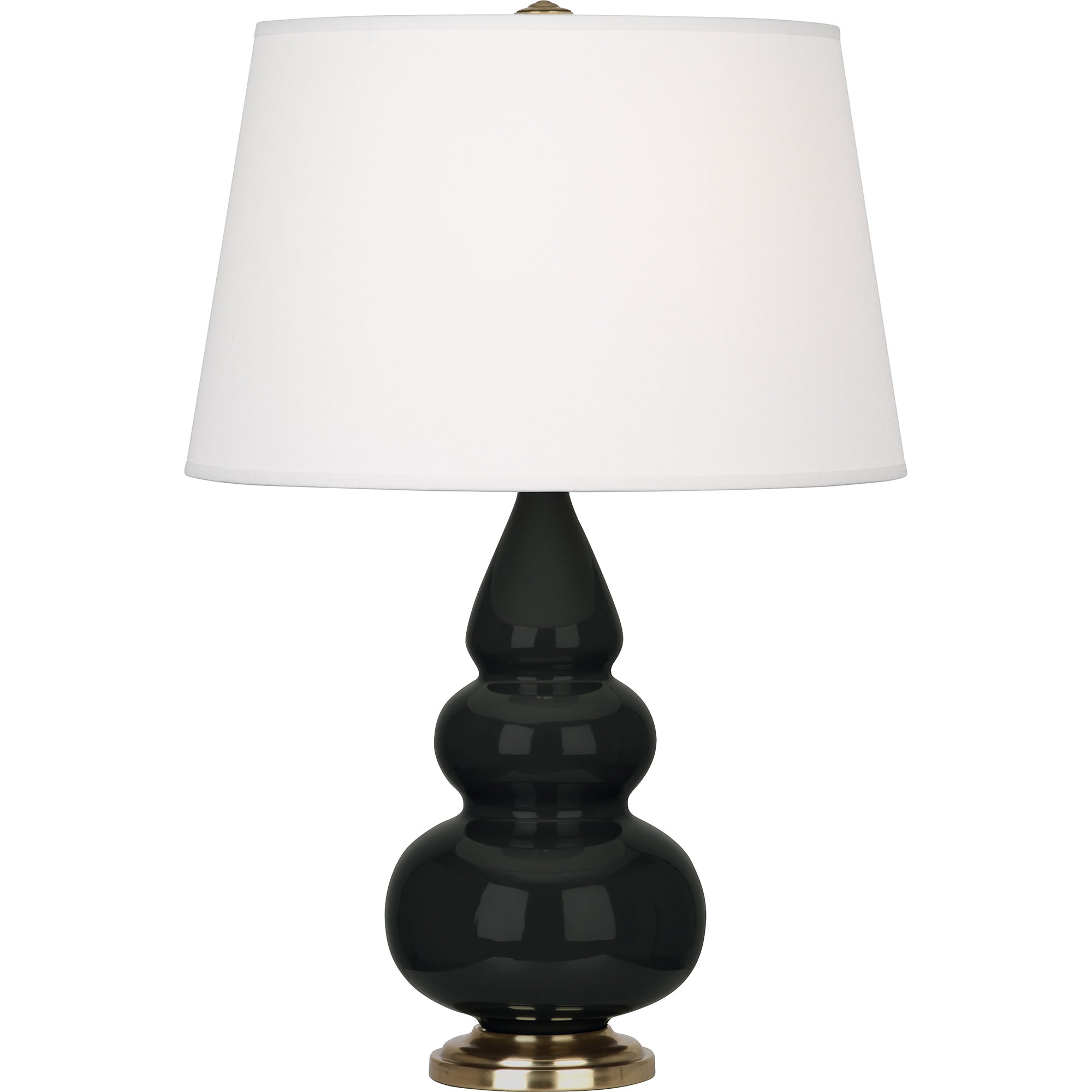 OS30X | Obsidian Small Triple Gourd Accent Lamp