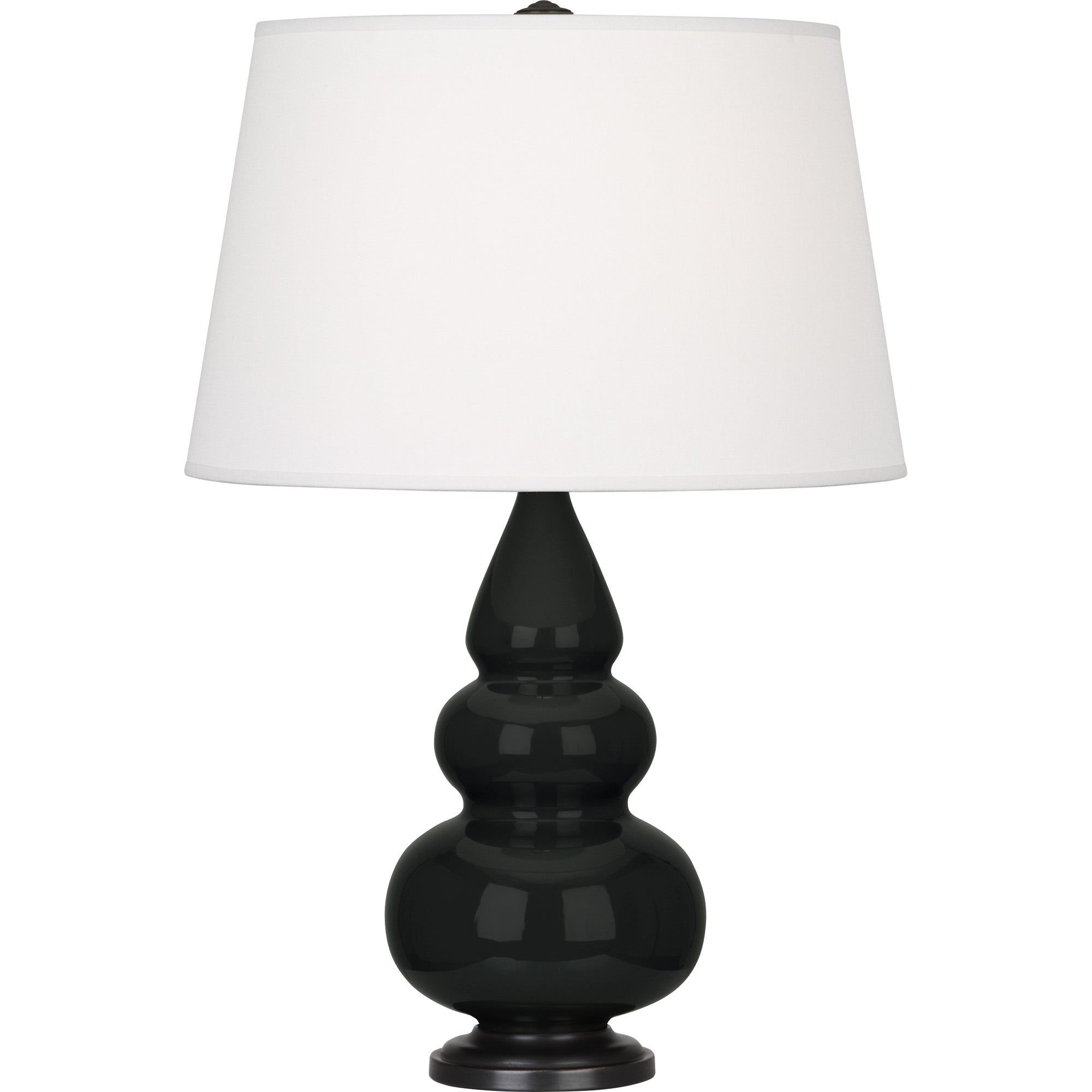 OS31X | Obsidian Small Triple Gourd Accent Lamp