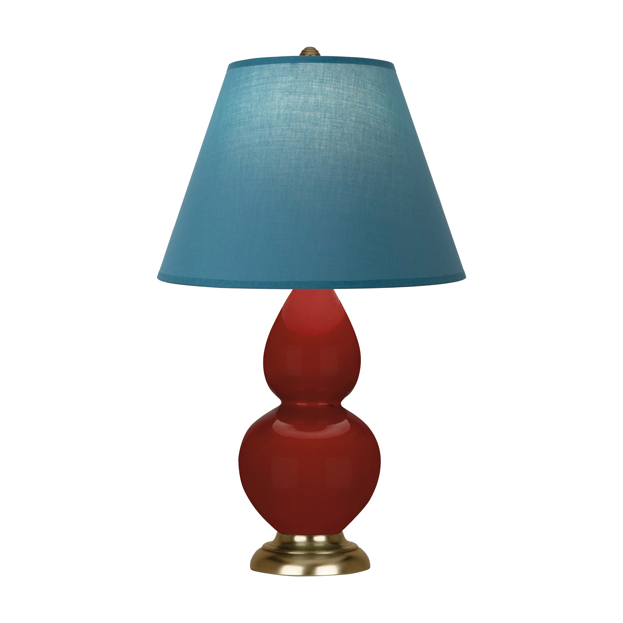 OX10B | Oxblood Small Double Gourd Accent Lamp