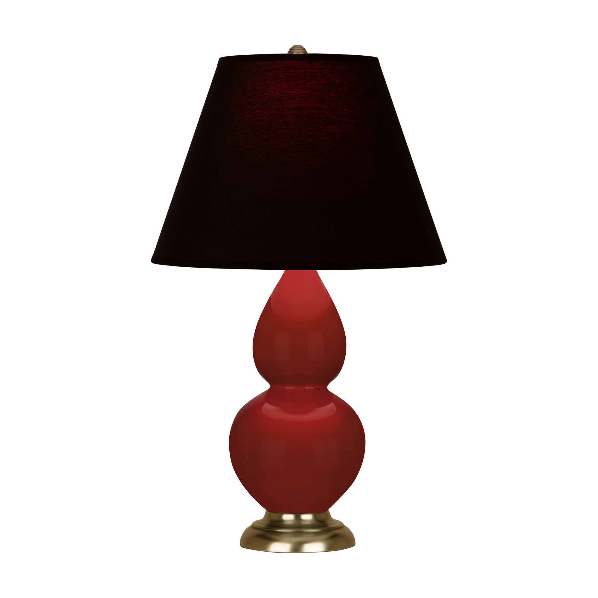 OX10K | Oxblood Small Double Gourd Accent Lamp