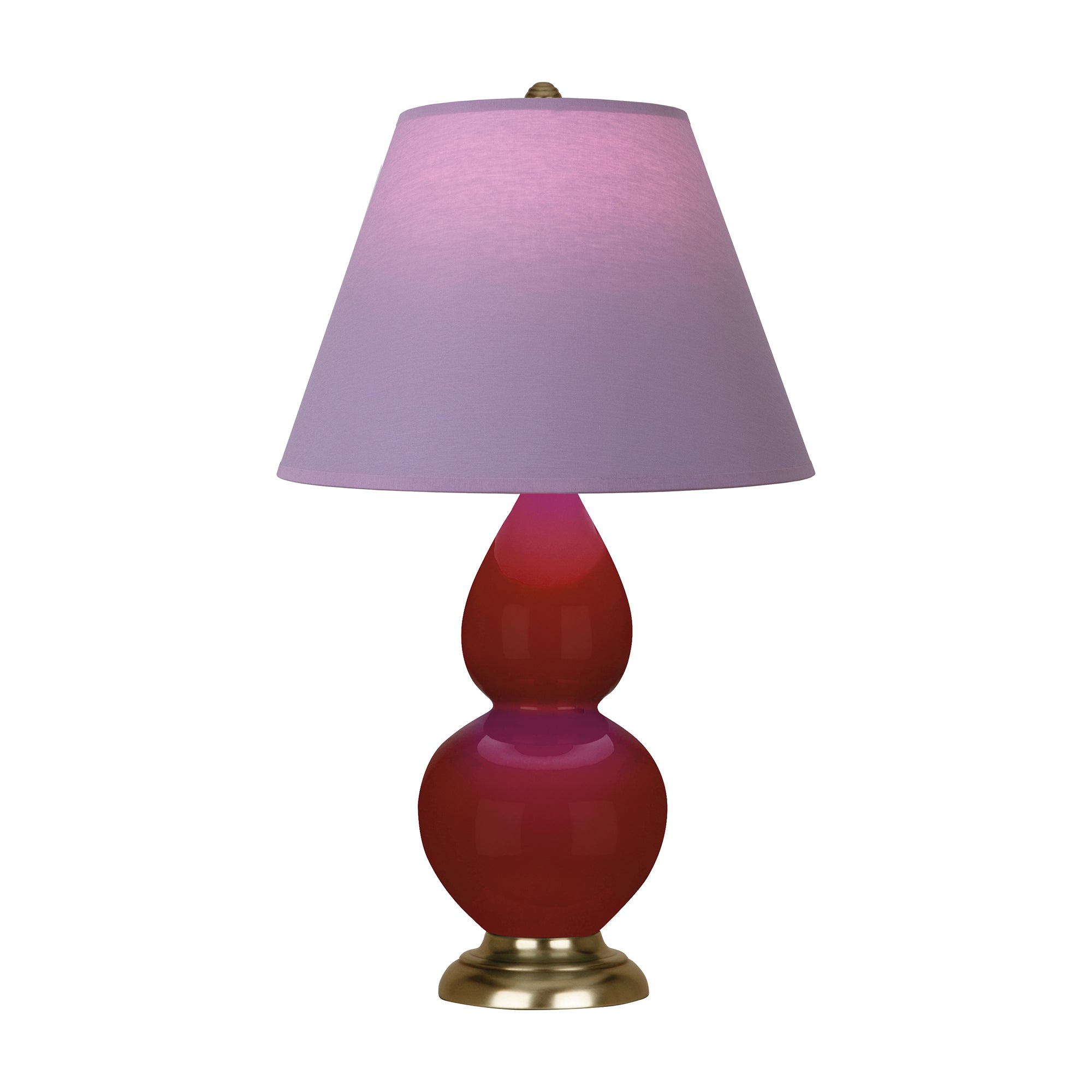 OX10L | Oxblood Small Double Gourd Accent Lamp