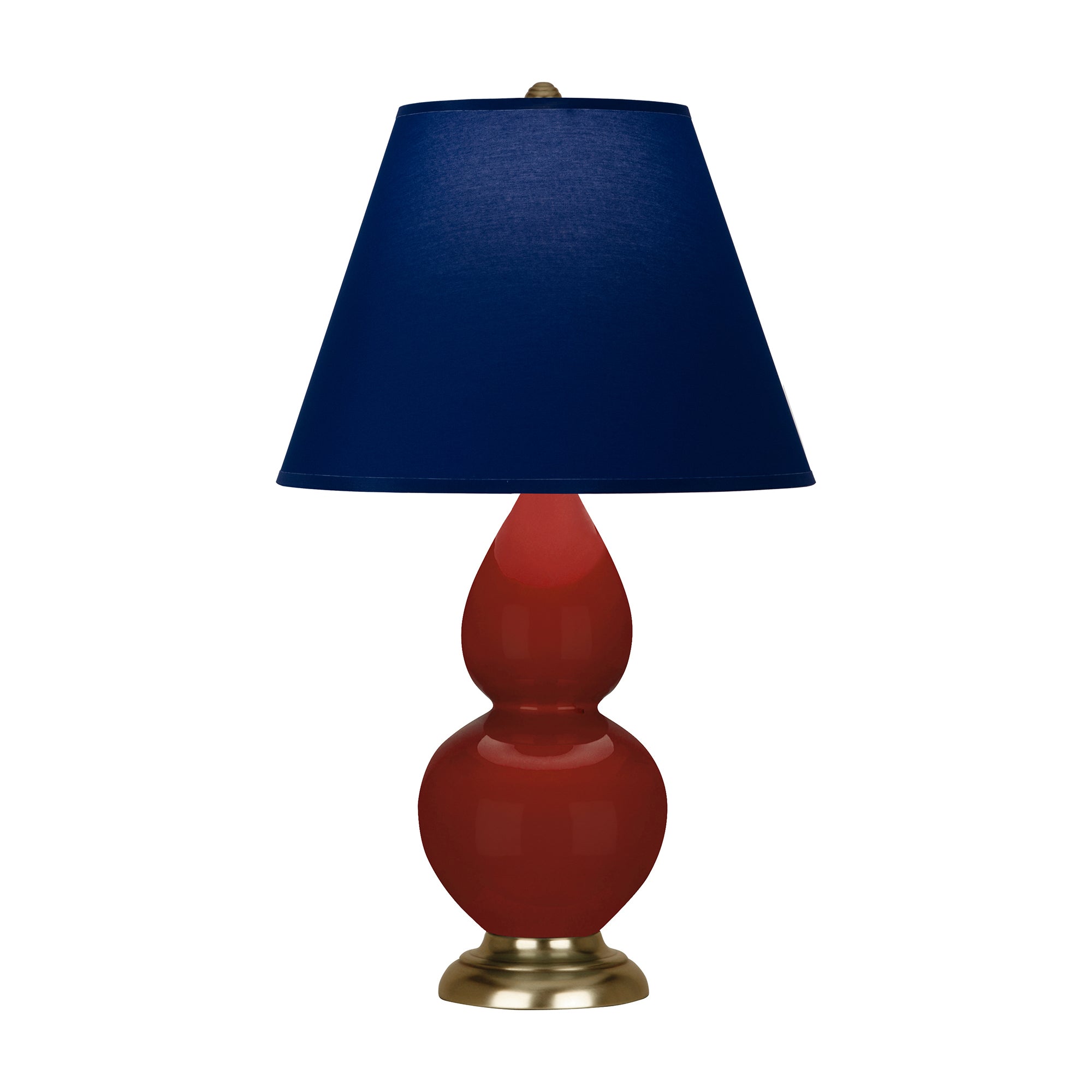 OX10N | Oxblood Small Double Gourd Accent Lamp