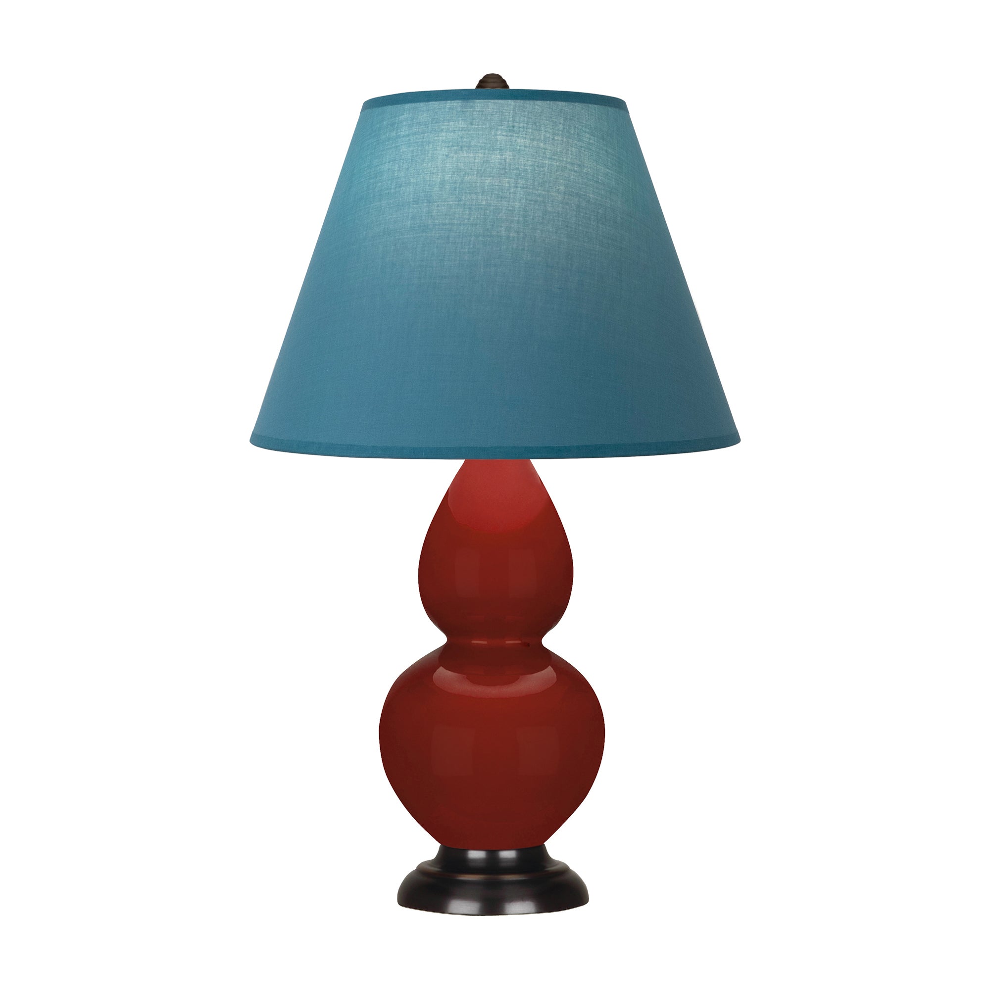 OX11B | Oxblood Small Double Gourd Accent Lamp