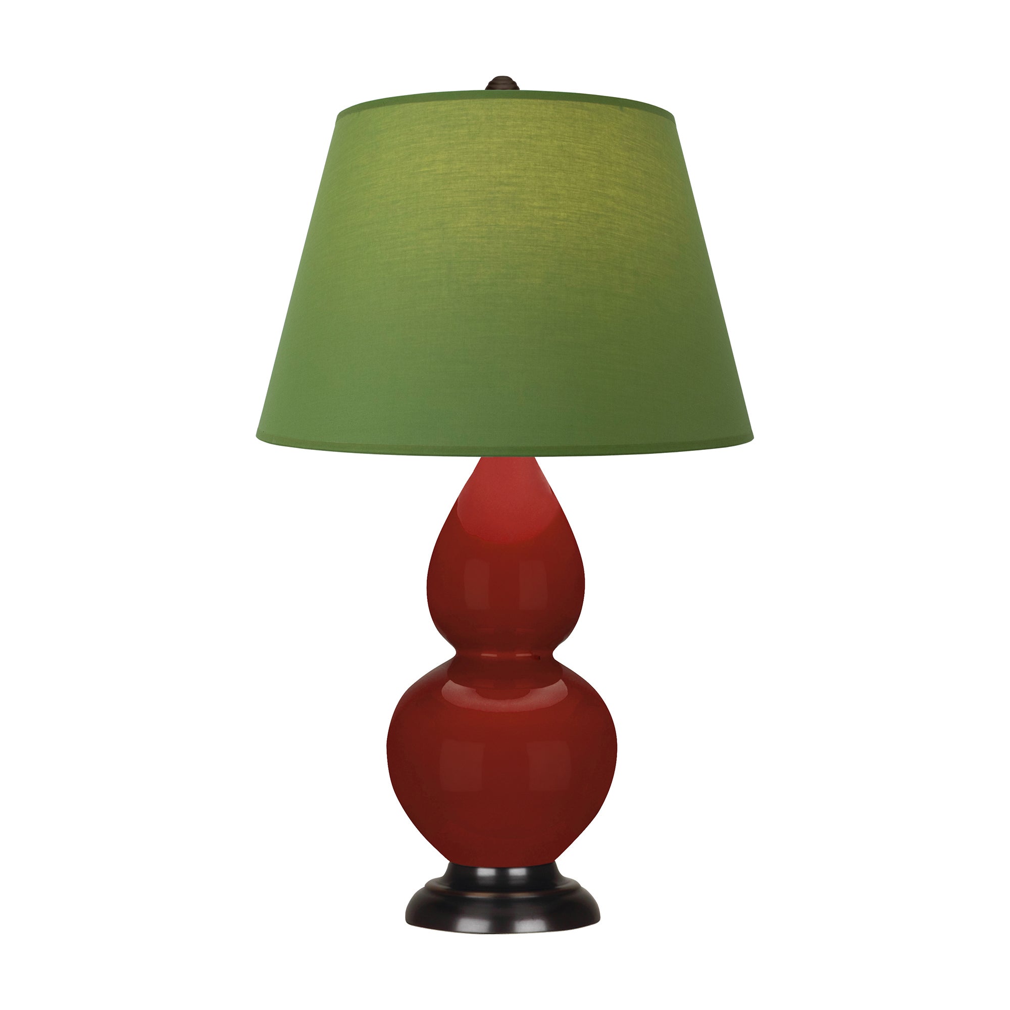 OX11G | Oxblood Small Double Gourd Accent Lamp