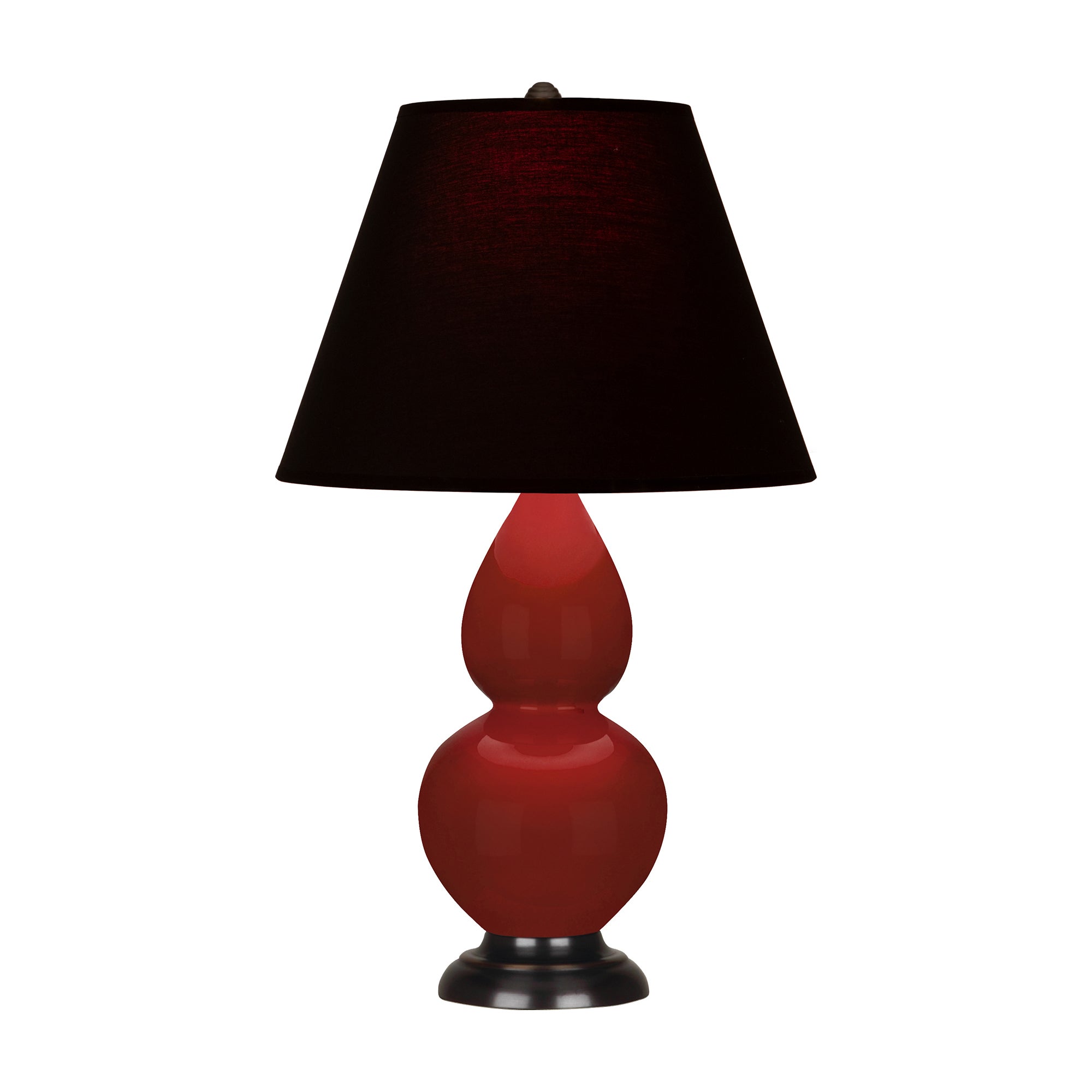 OX11K | Oxblood Small Double Gourd Accent Lamp