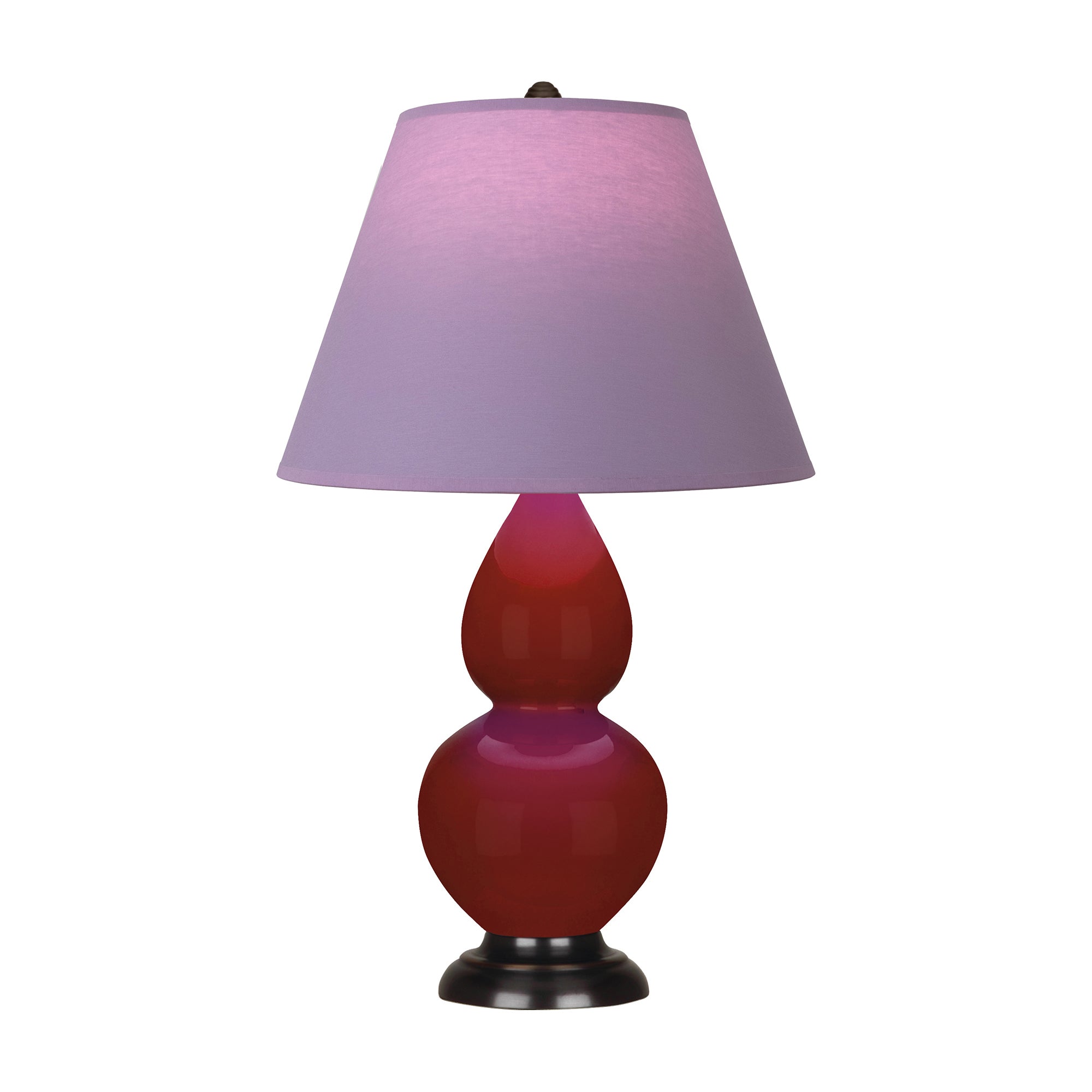 OX11L | Oxblood Small Double Gourd Accent Lamp