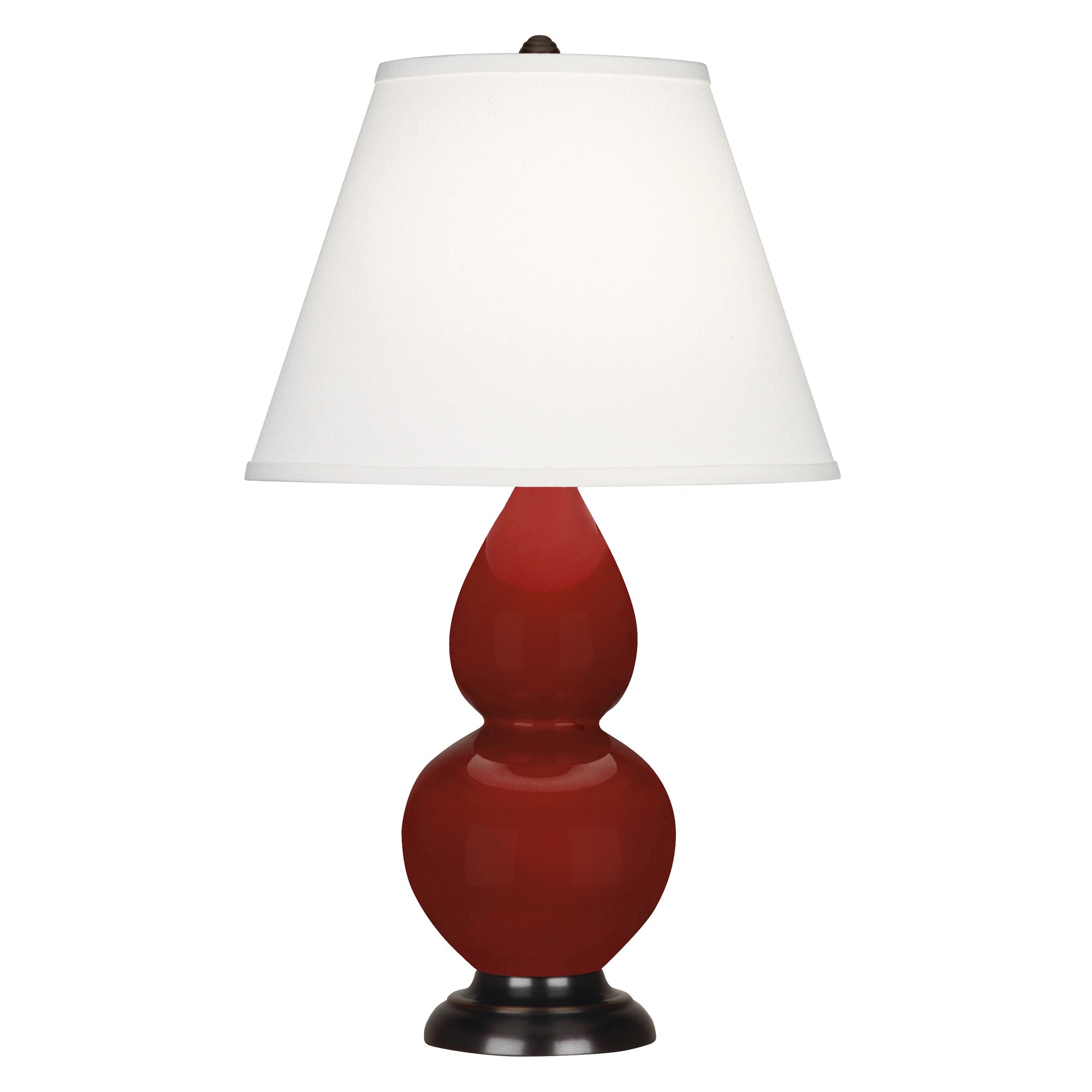 OX11X | Oxblood Small Double Gourd Accent Lamp