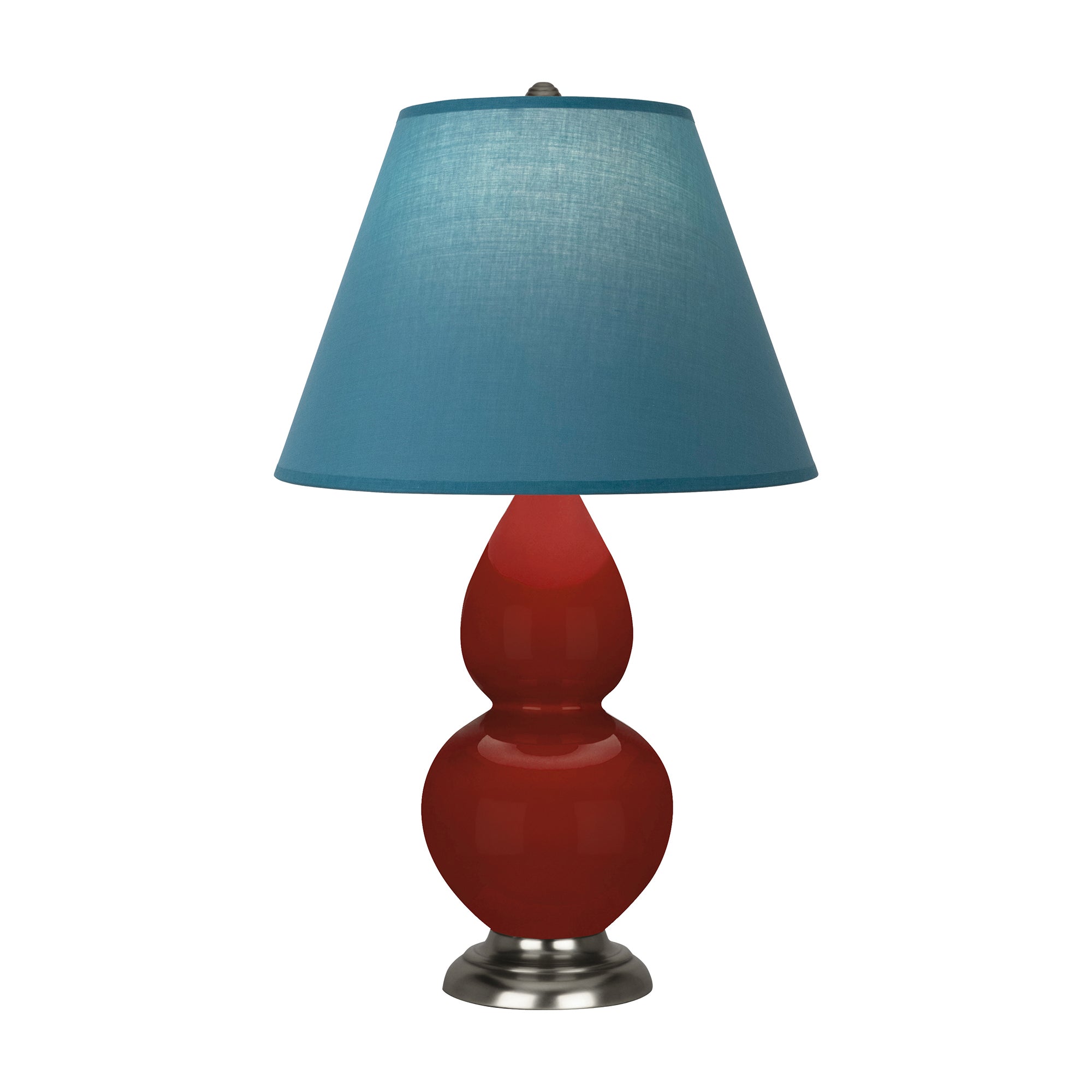 OX12B | Oxblood Small Double Gourd Accent Lamp