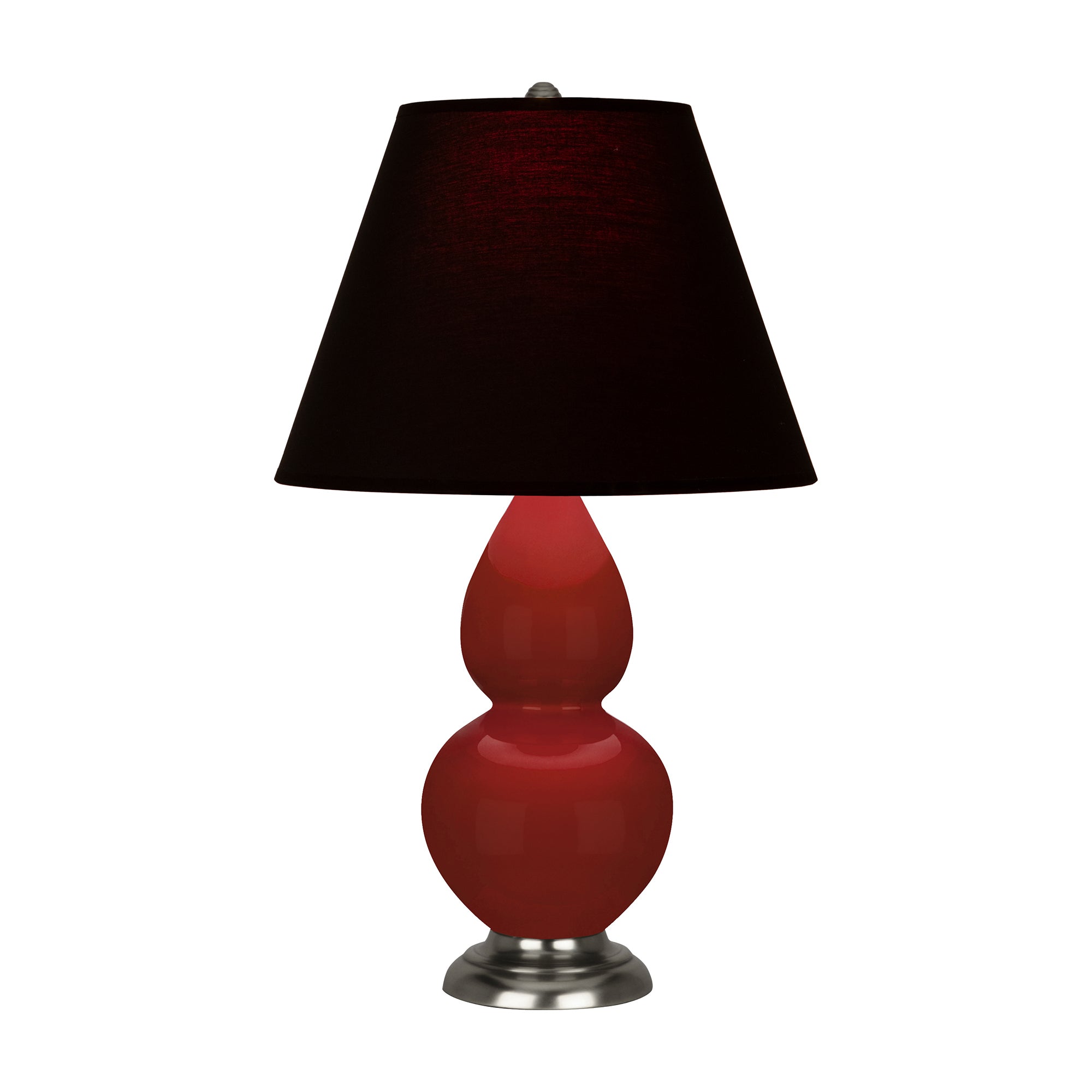 OX12K | Oxblood Small Double Gourd Accent Lamp