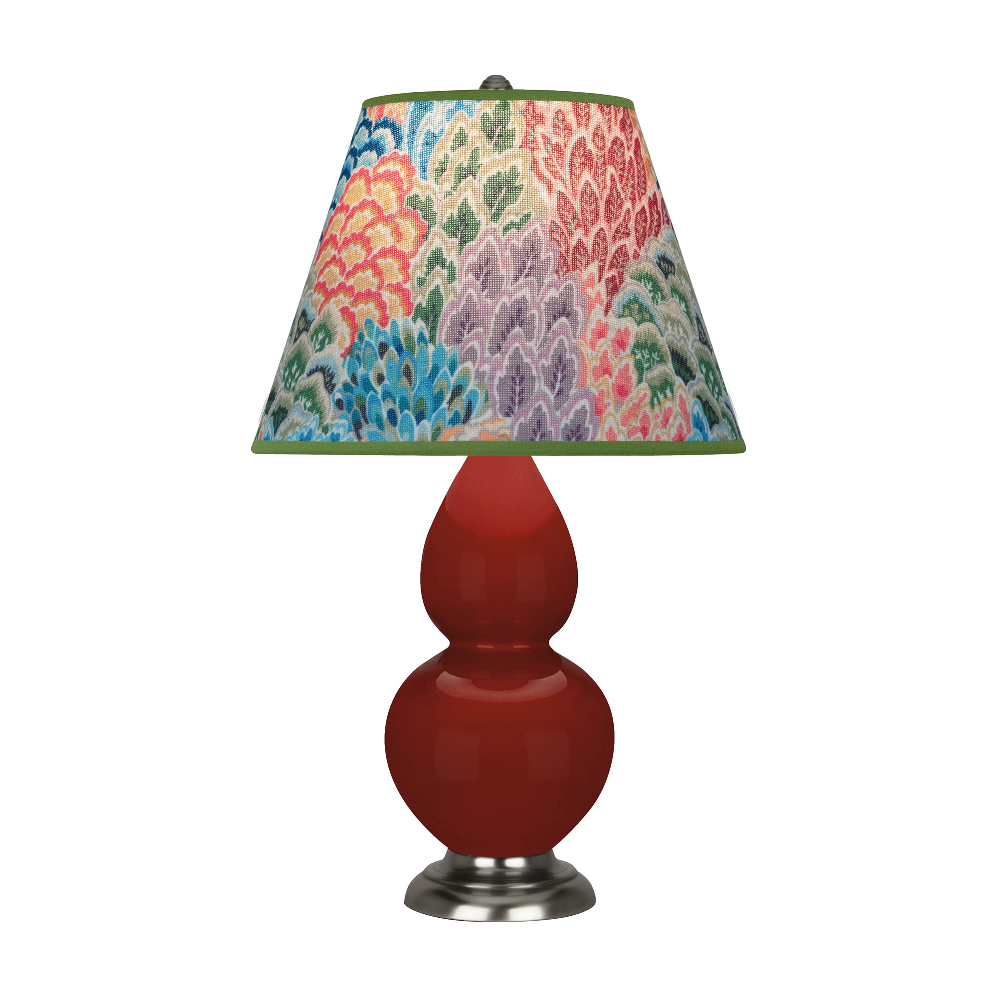 OX12S | Oxblood Small Double Gourd Accent Lamp