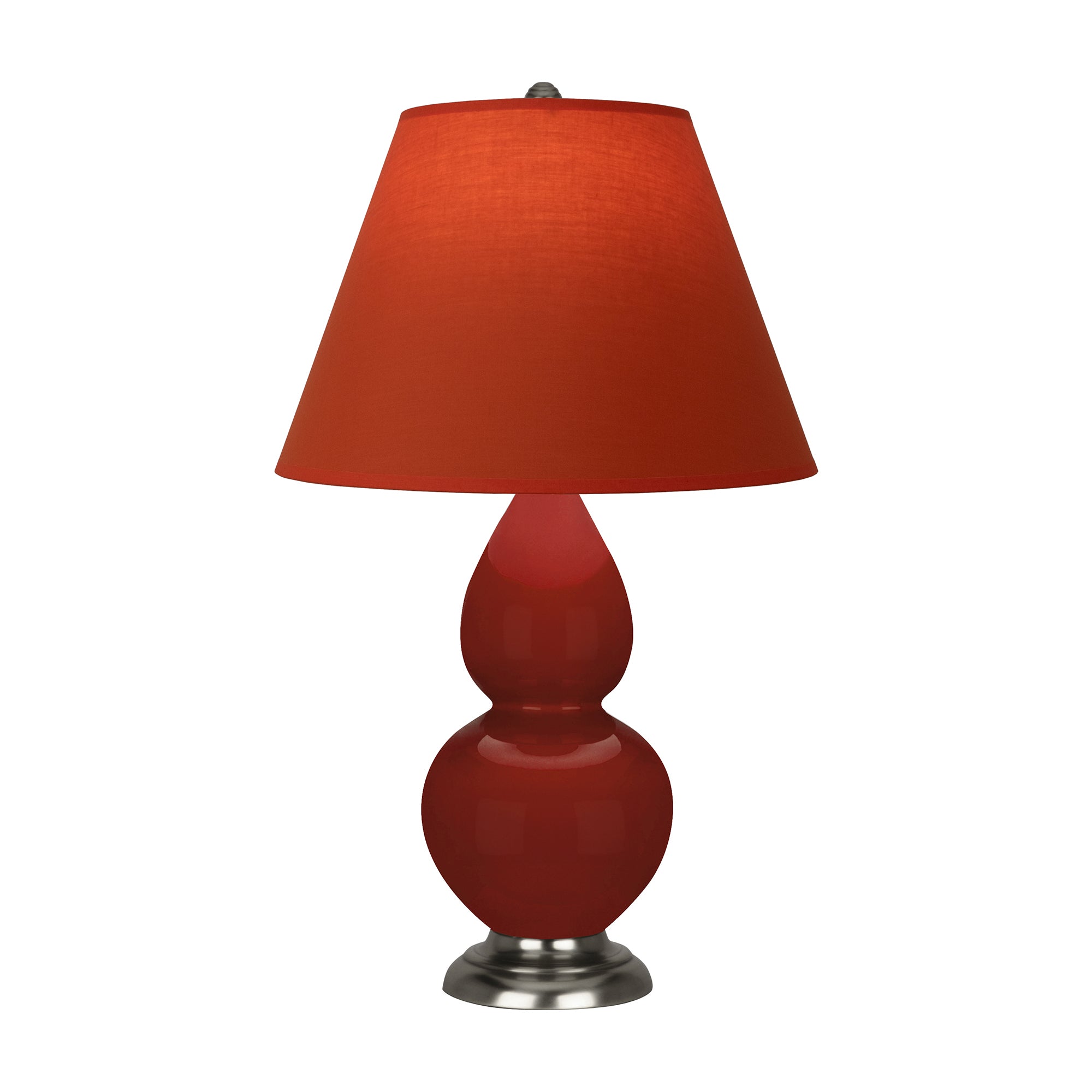 OX12T | Oxblood Small Double Gourd Accent Lamp