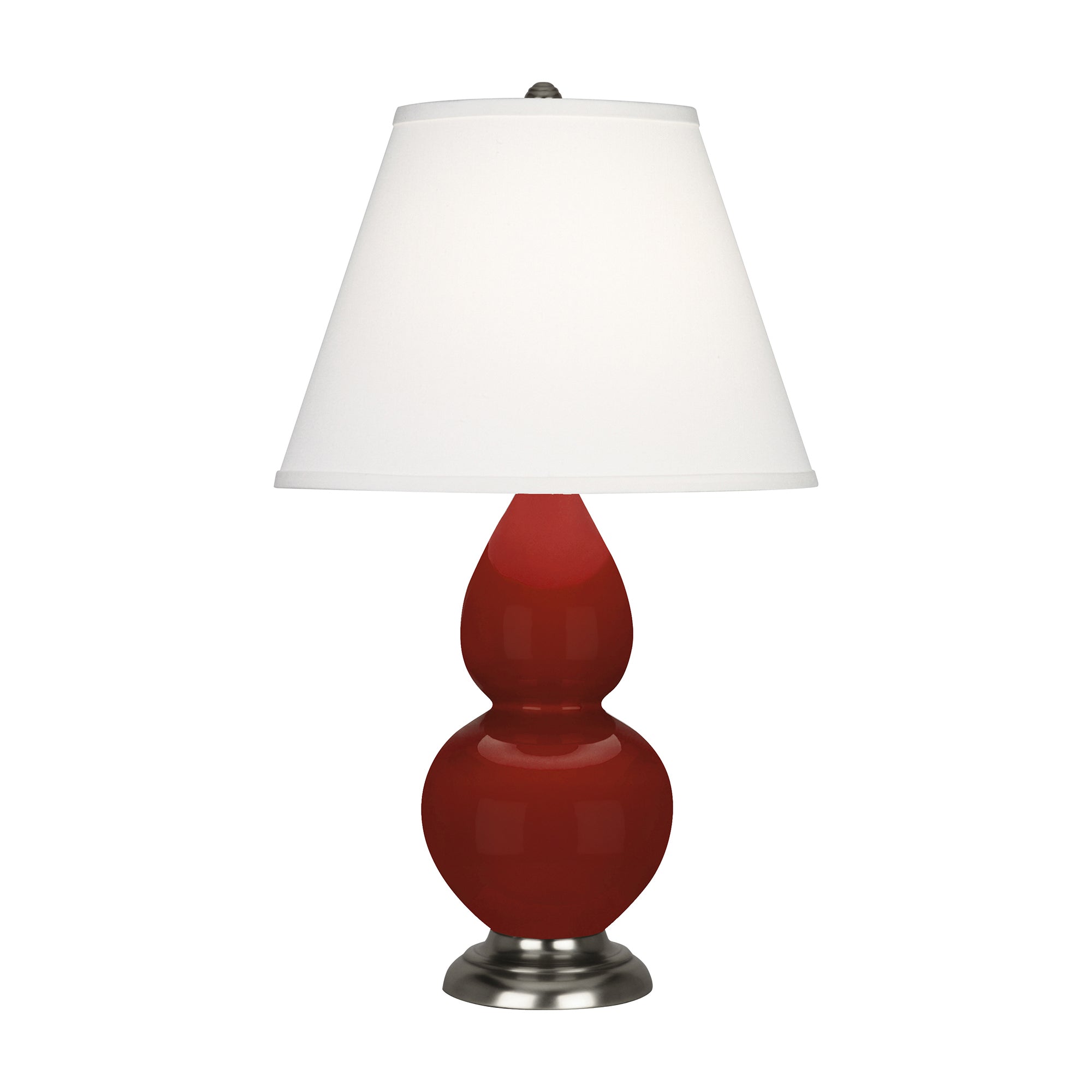 OX12X | Oxblood Small Double Gourd Accent Lamp
