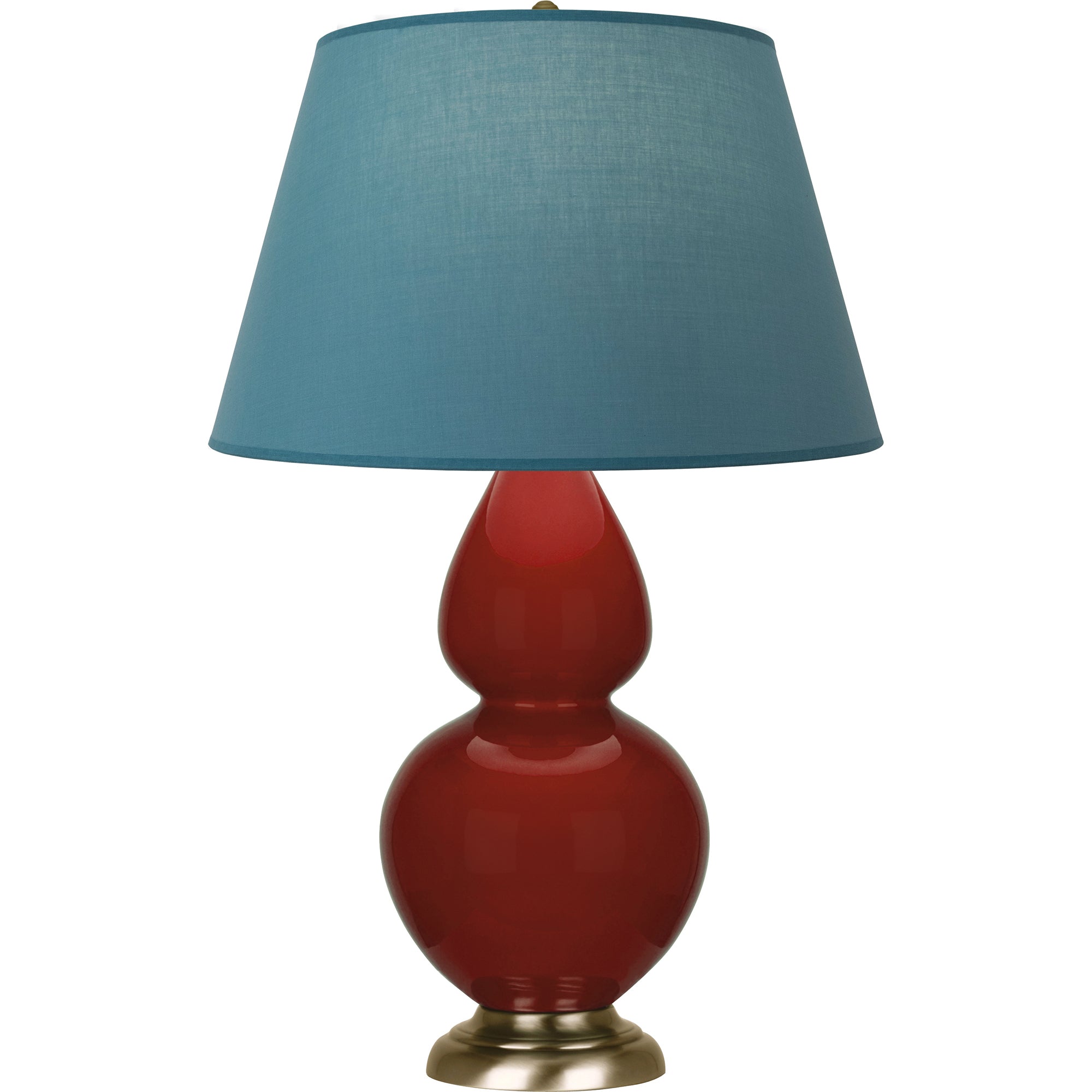 OX20B | Oxblood Double Gourd Table Lamp