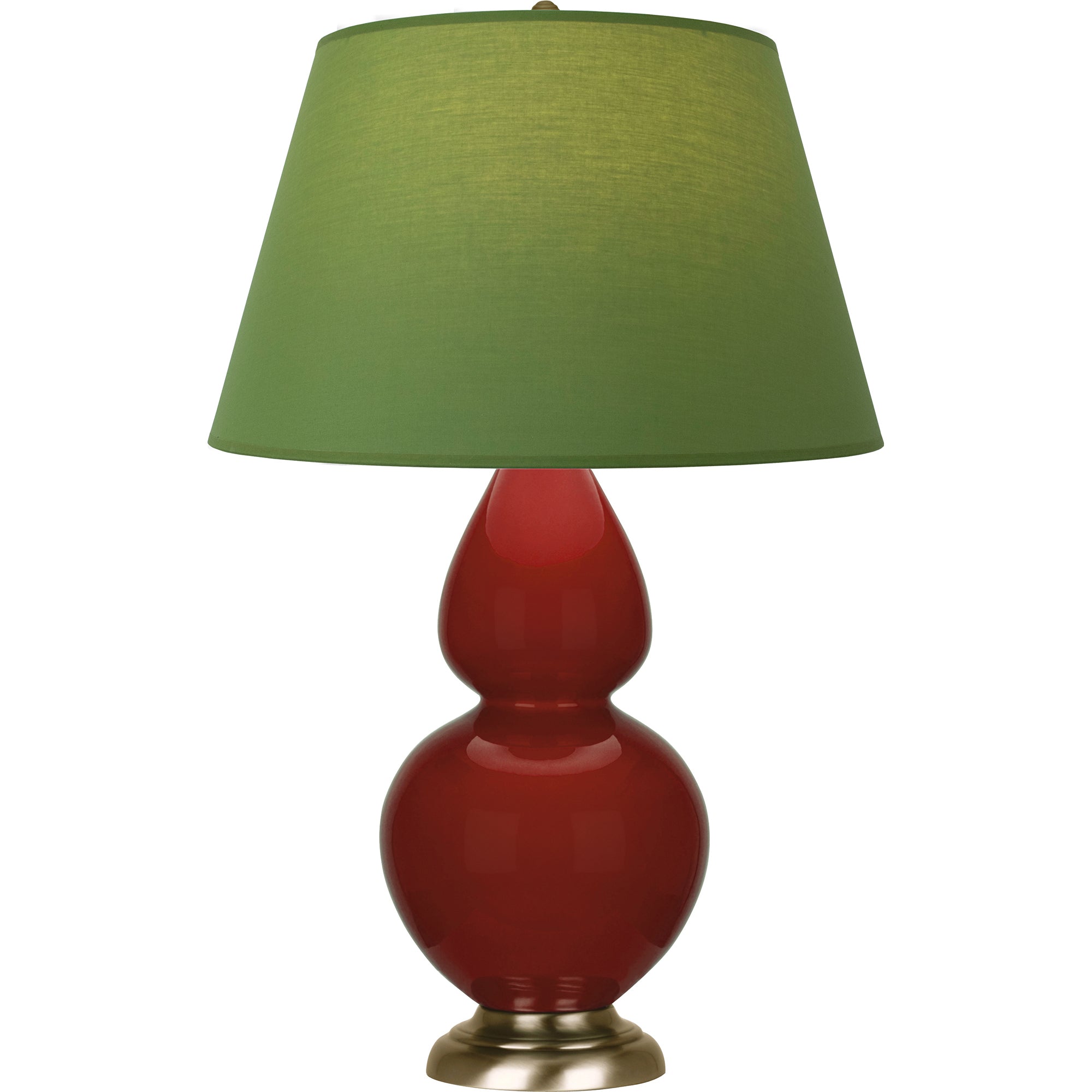 OX20G | Oxblood Double Gourd Table Lamp