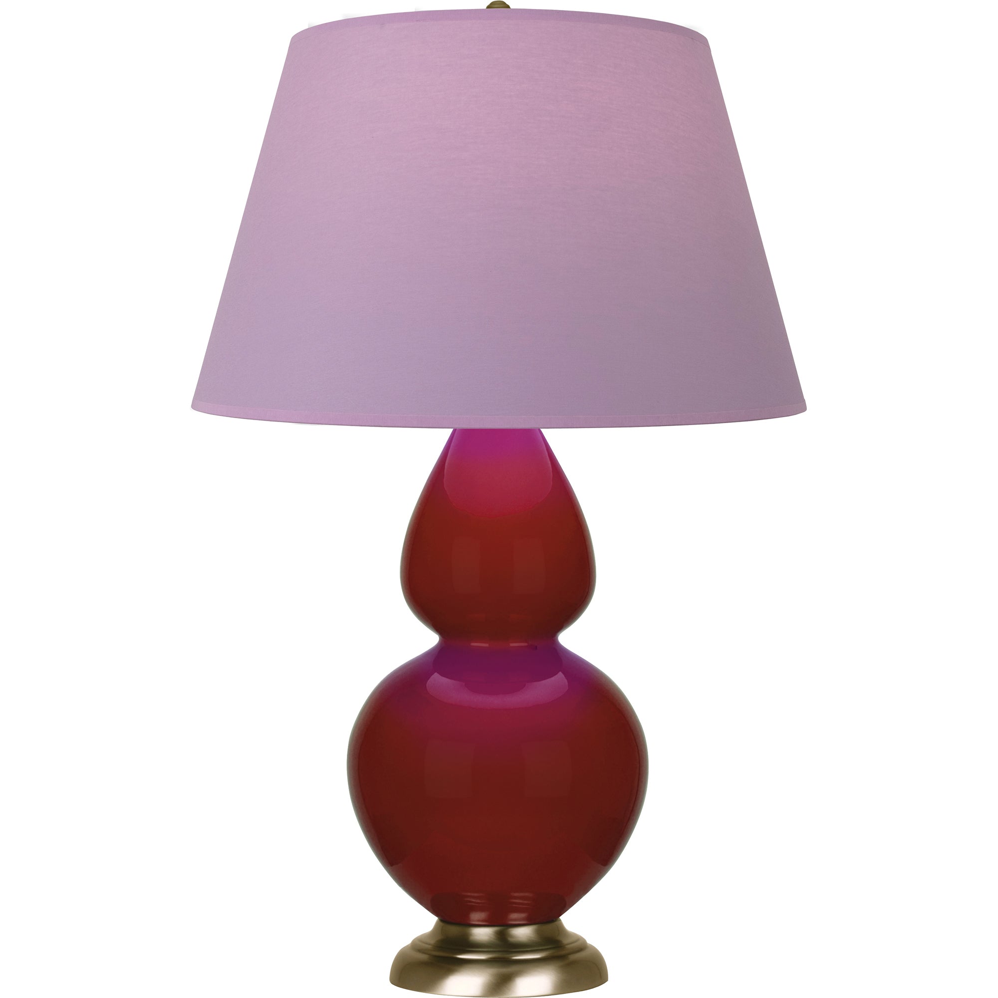 OX20L | Oxblood Double Gourd Table Lamp