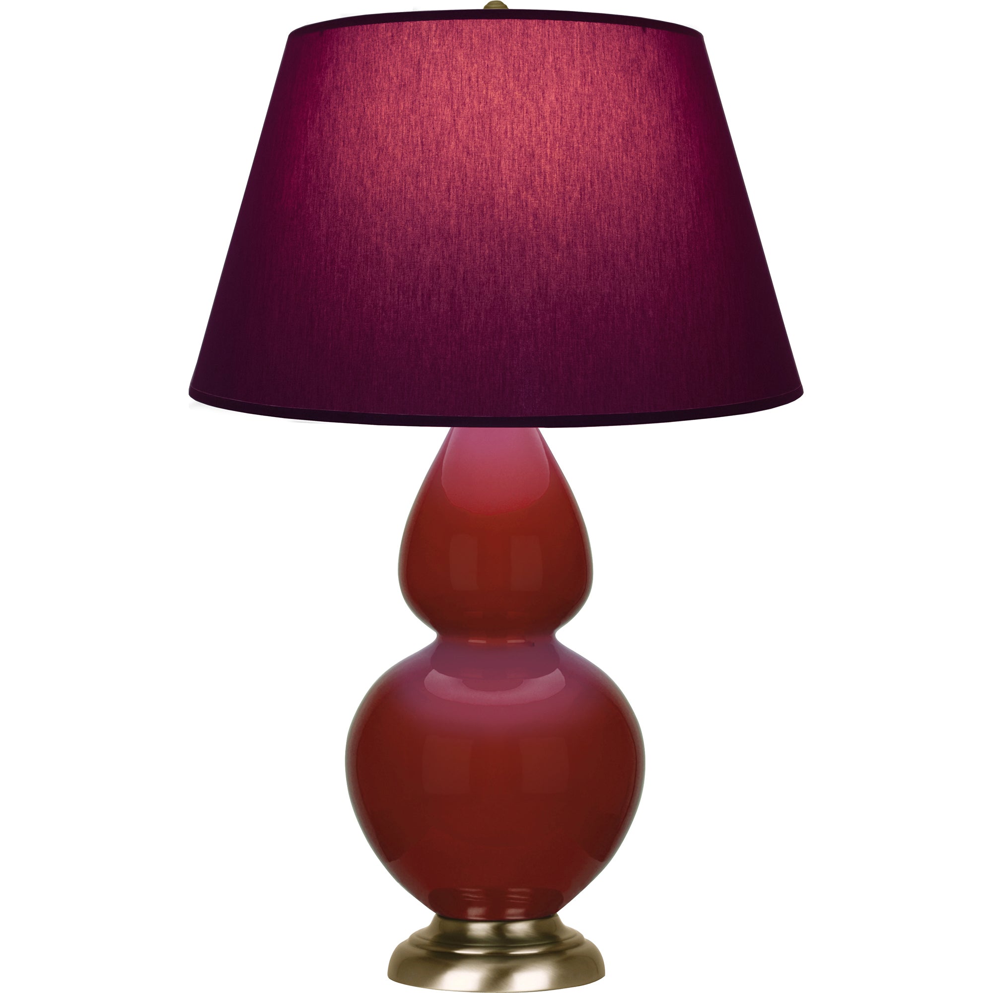 OX20P | Oxblood Double Gourd Table Lamp