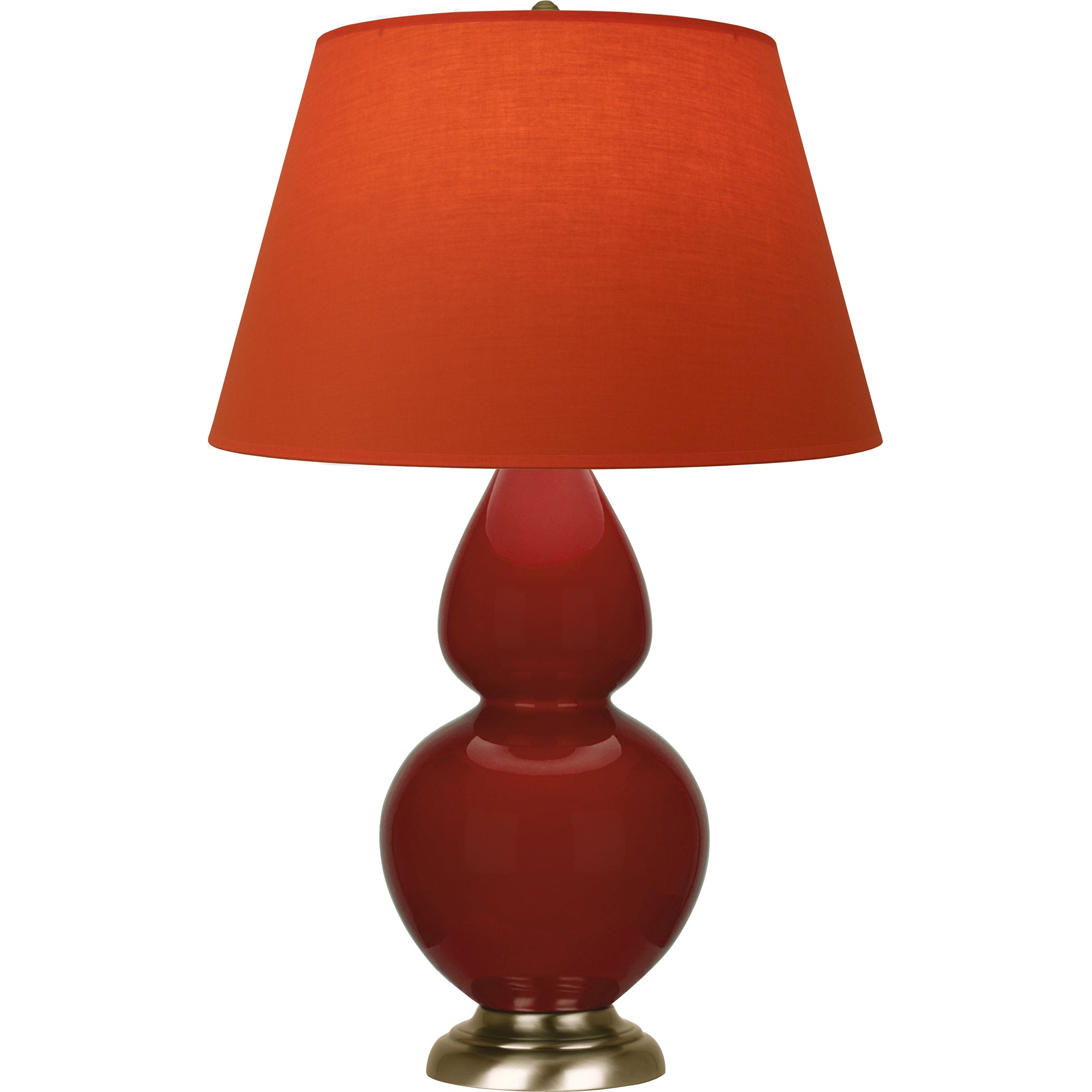 OX20T | Oxblood Double Gourd Table Lamp