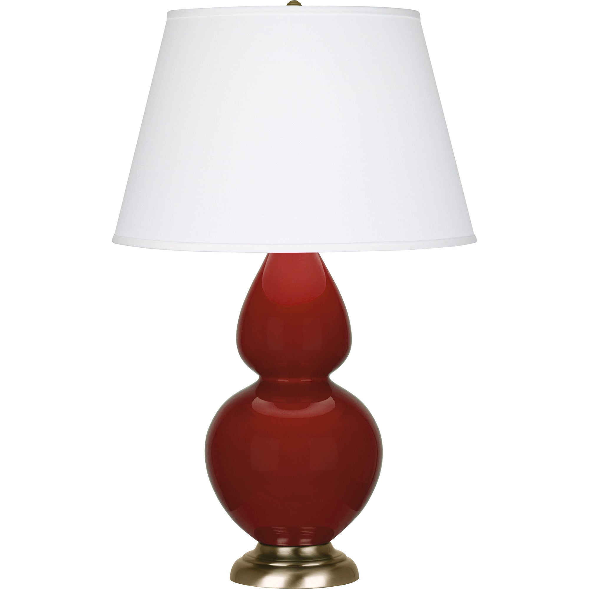 OX20X | Oxblood Double Gourd Table Lamp
