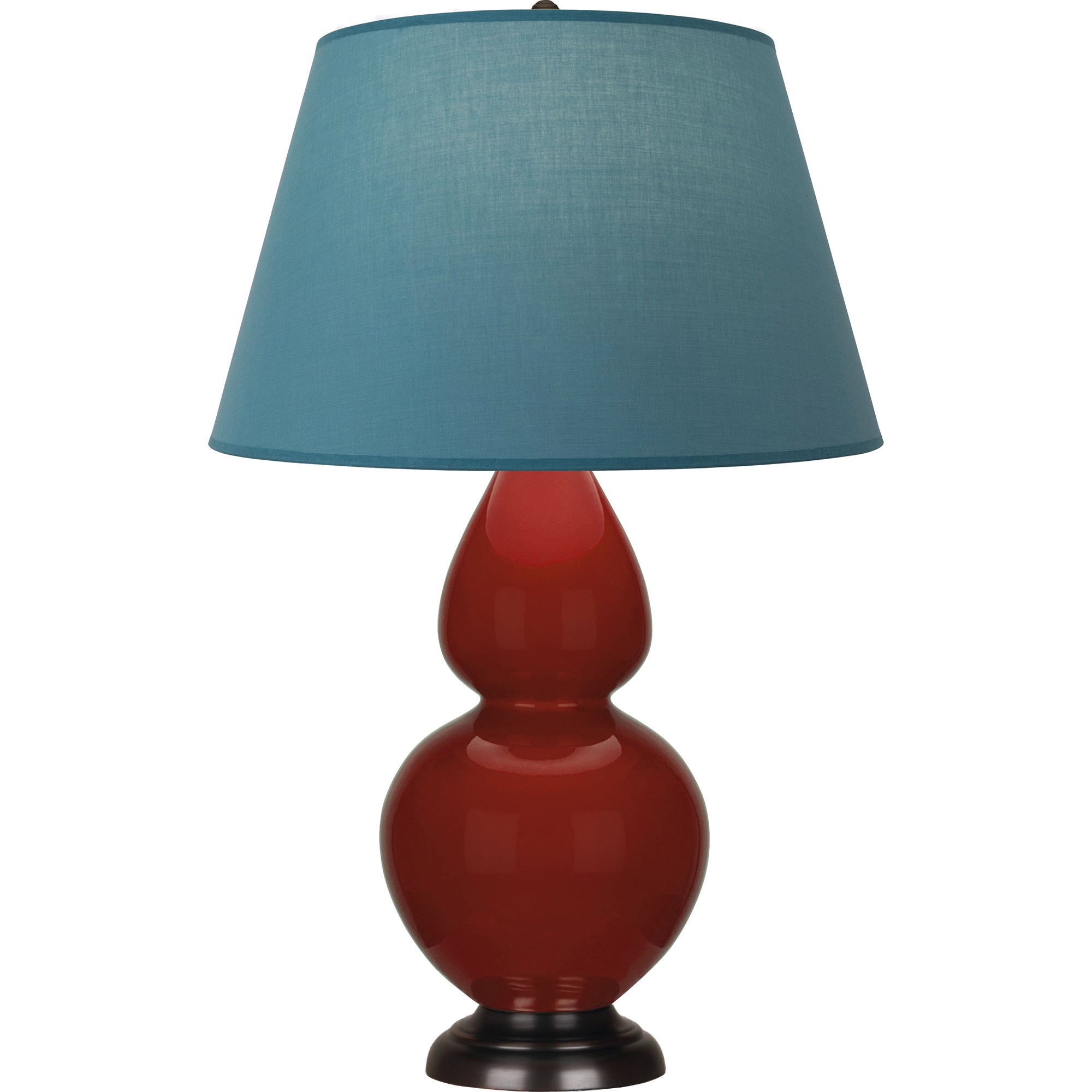OX21B | Oxblood Double Gourd Table Lamp