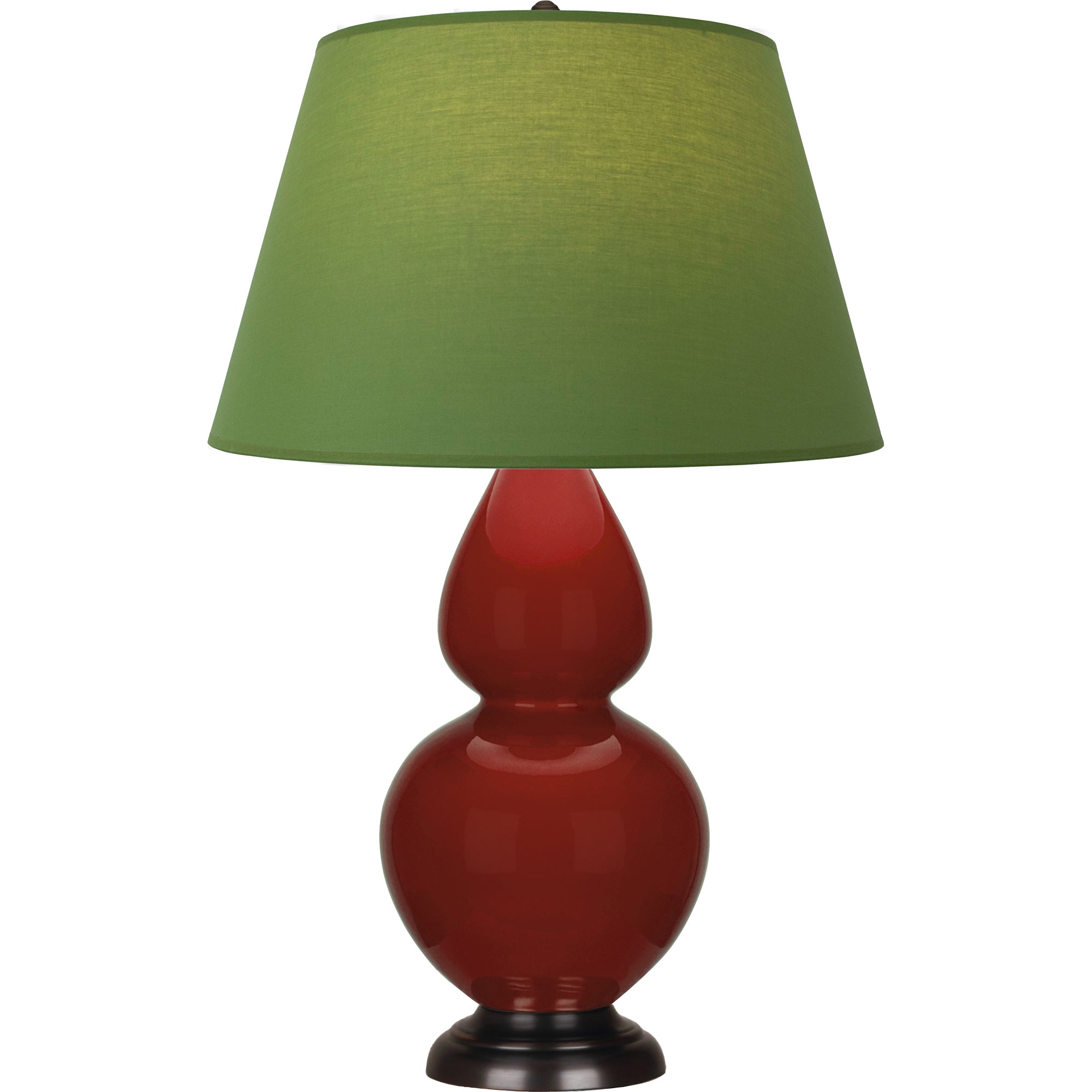 OX21G | Oxblood Double Gourd Table Lamp
