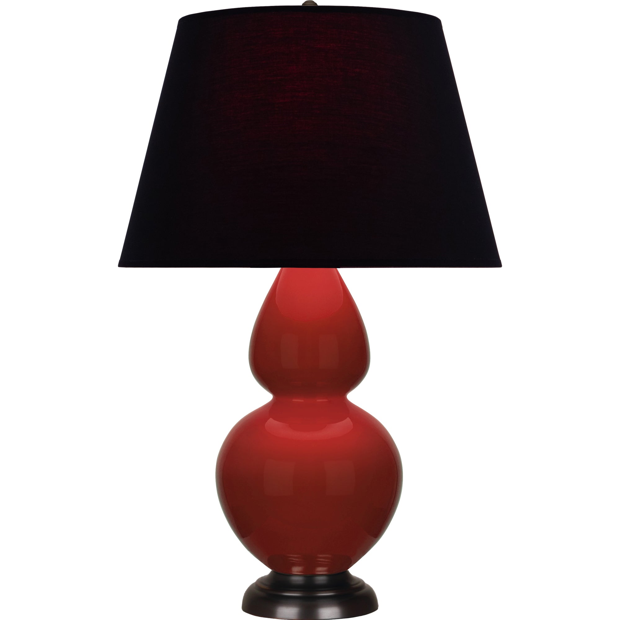 OX21K | Oxblood Double Gourd Table Lamp