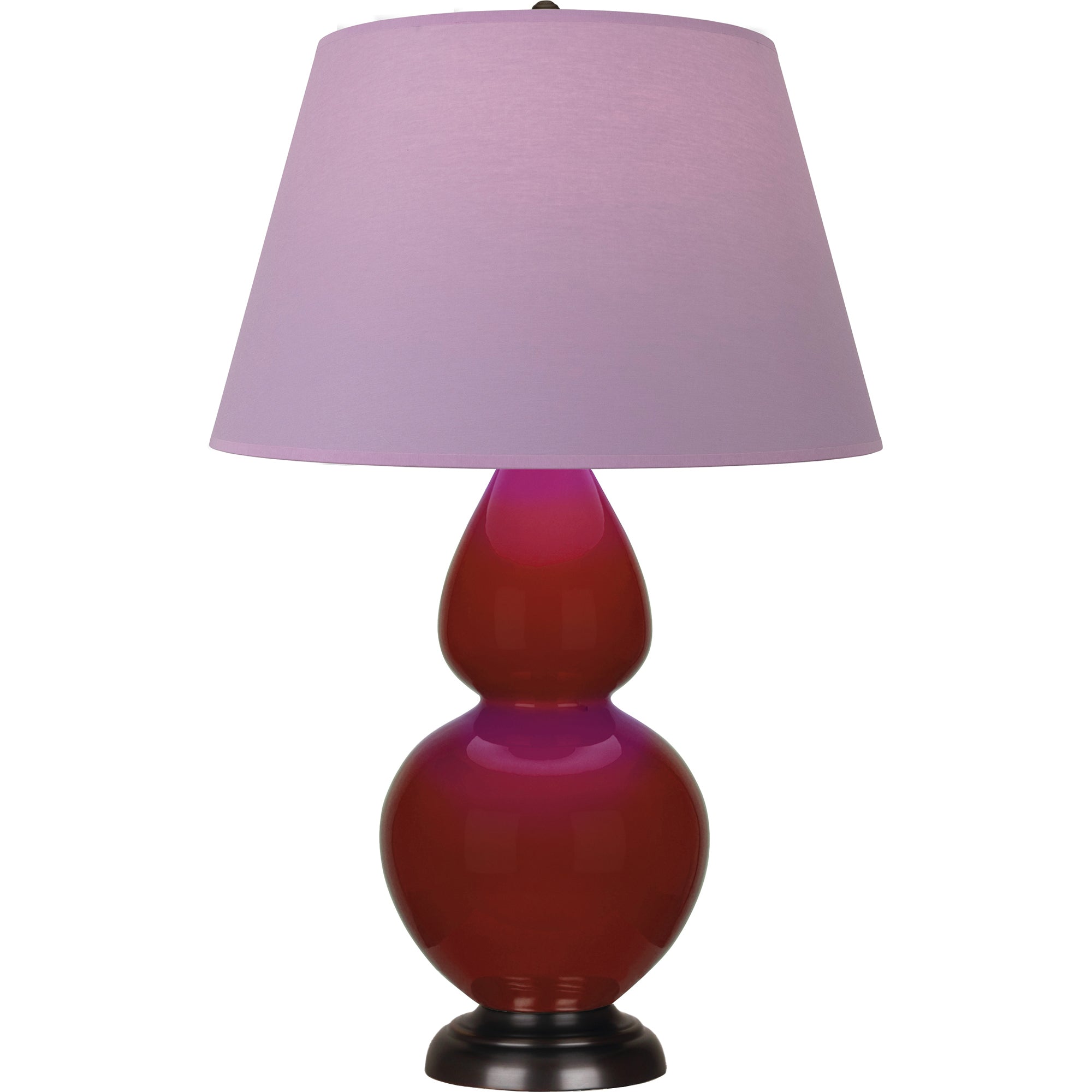 OX21L | Oxblood Double Gourd Table Lamp