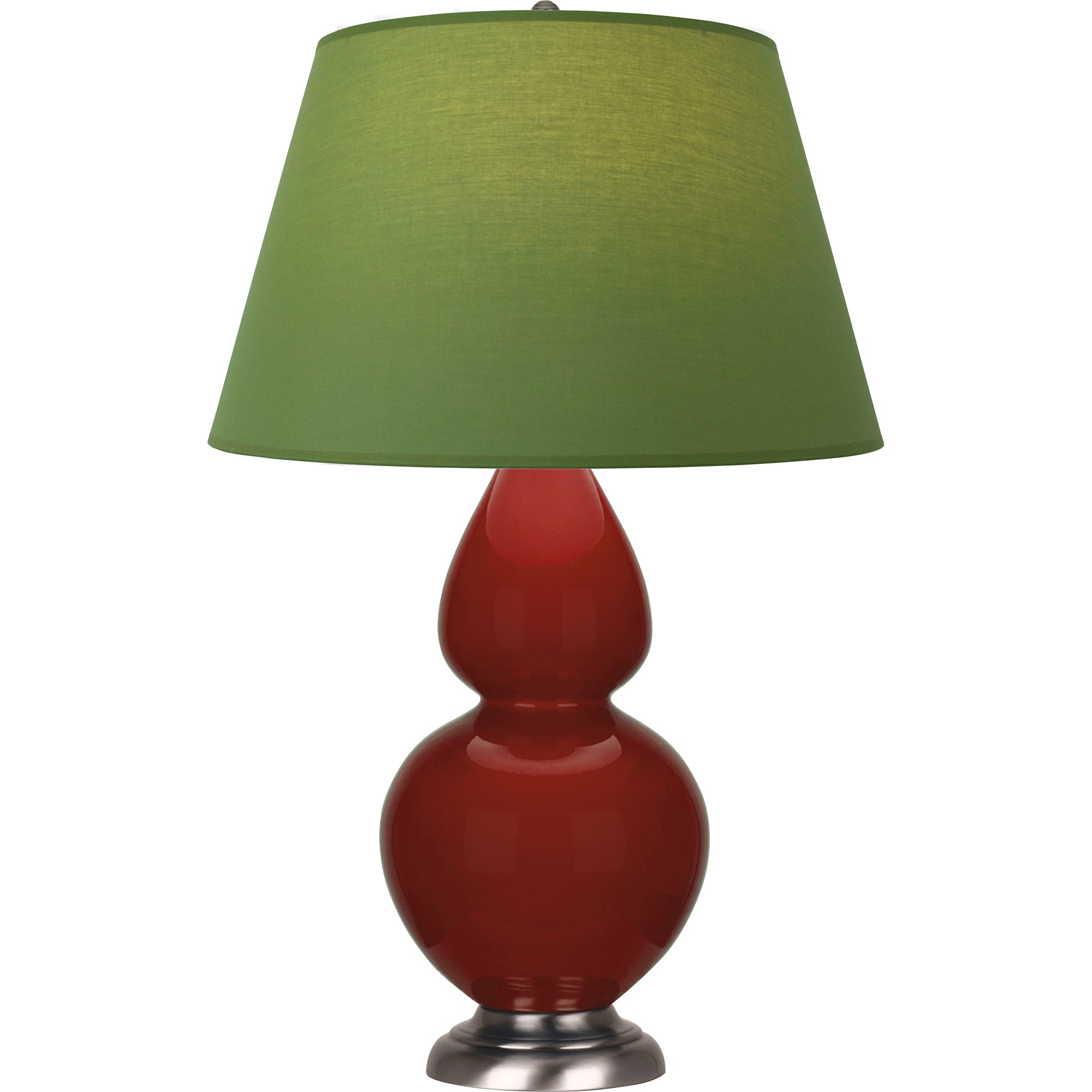 OX22G | Oxblood Double Gourd Table Lamp
