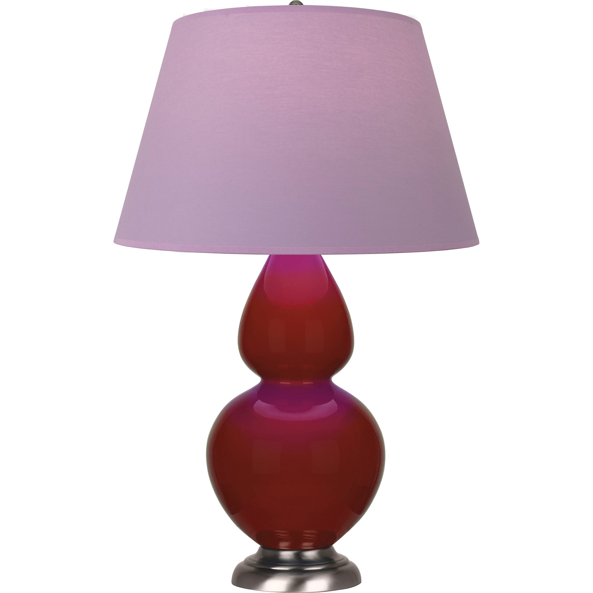 OX22L | Oxblood Double Gourd Table Lamp
