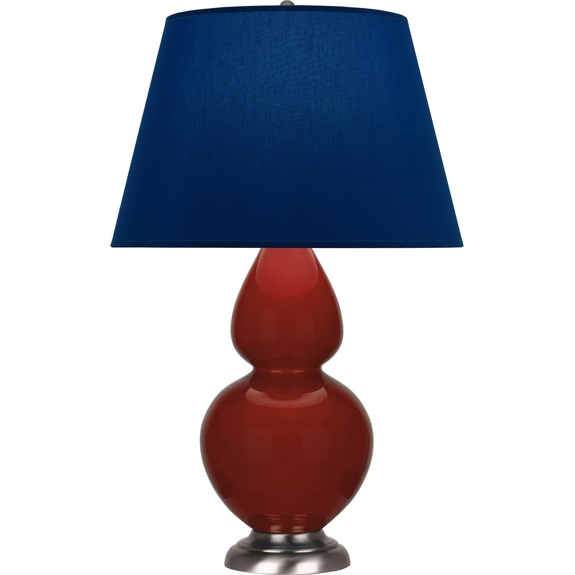 OX22N | Oxblood Double Gourd Table Lamp