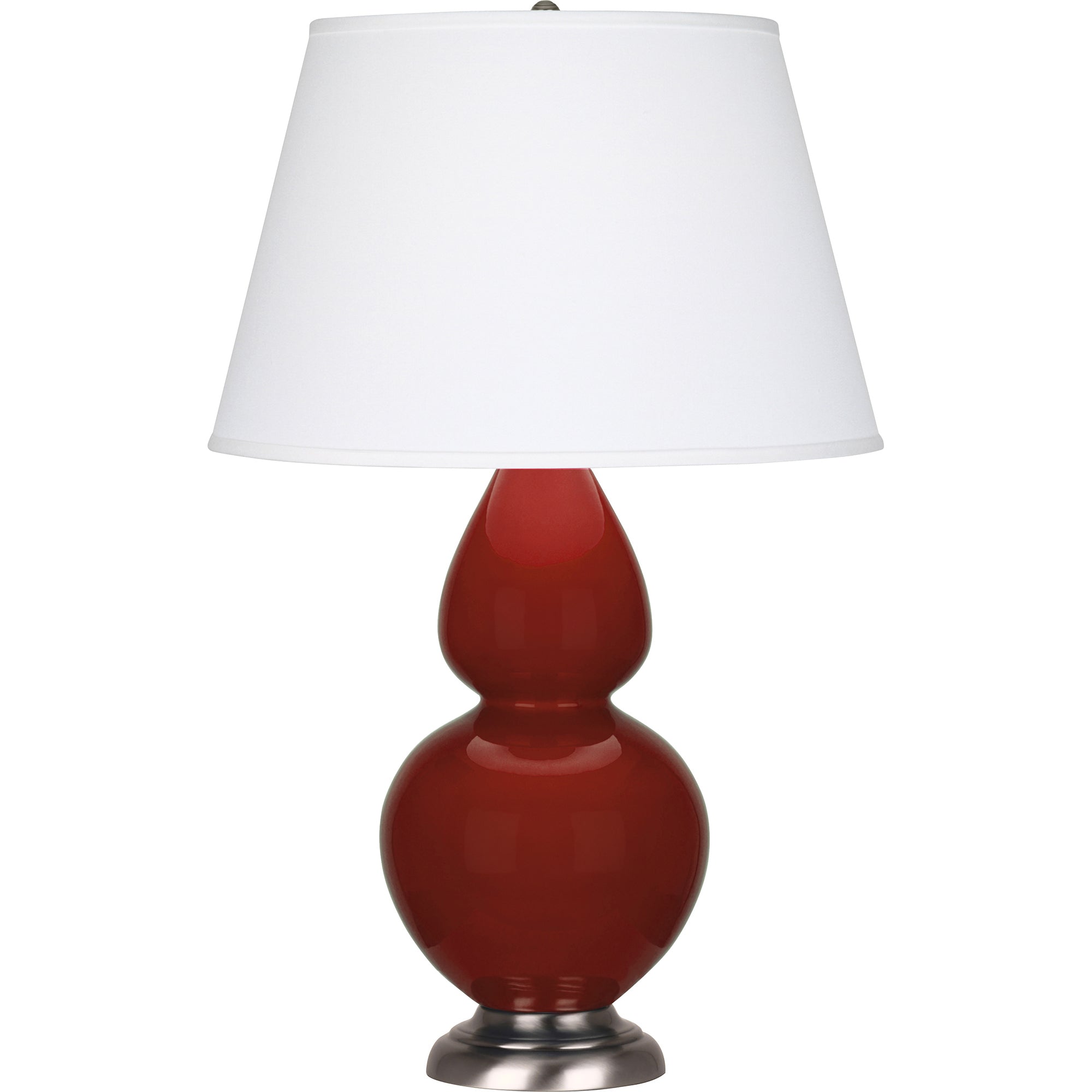 OX22X | Oxblood Double Gourd Table Lamp