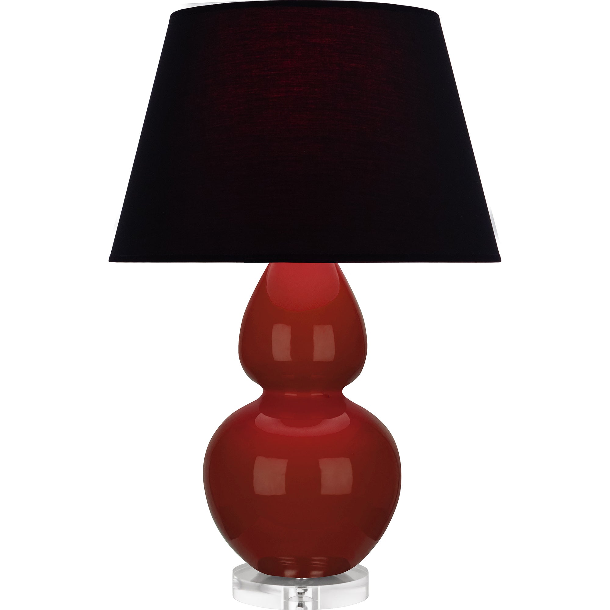 OX23K | Oxblood Double Gourd Table Lamp