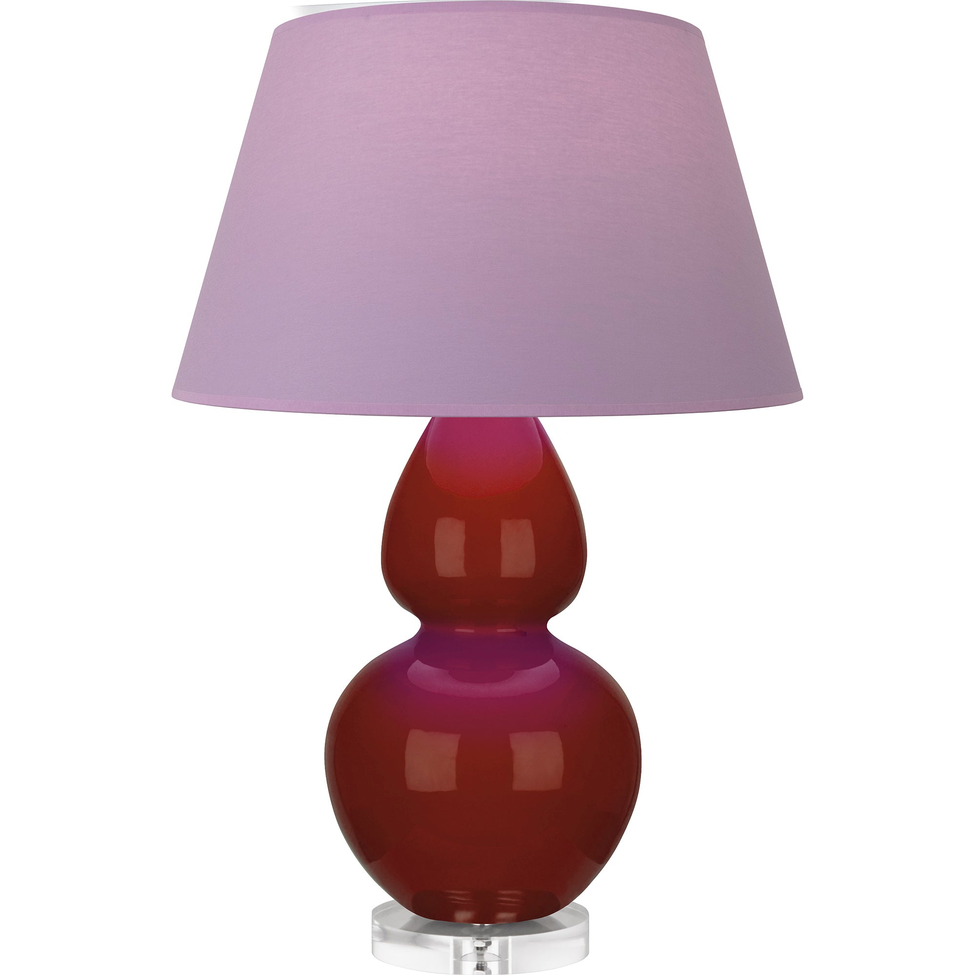 OX23L | Oxblood Double Gourd Table Lamp