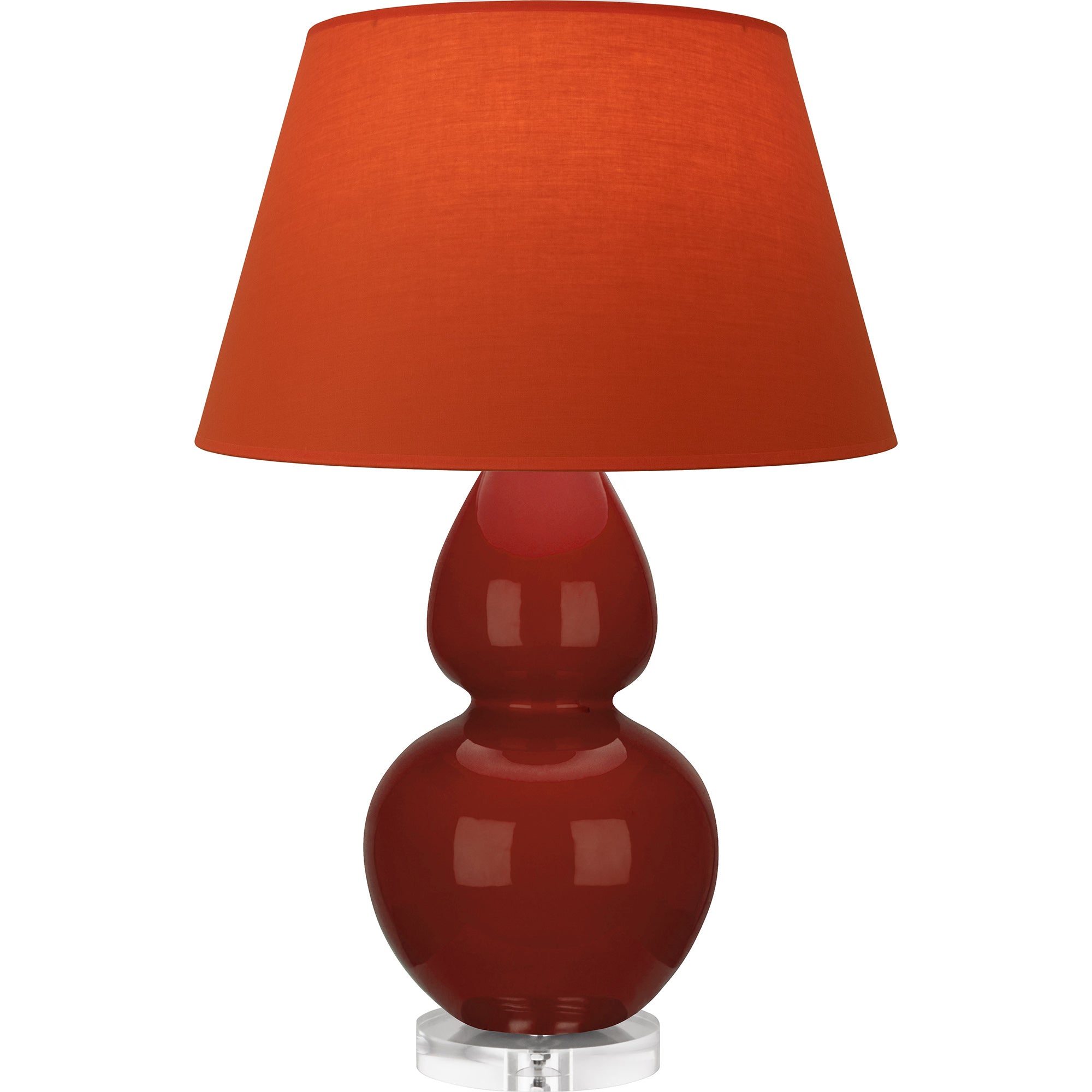 OX23T | Oxblood Double Gourd Table Lamp