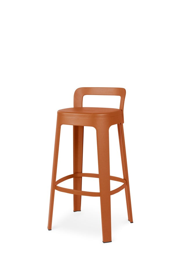 Ombra Bar Stool With Backrest