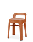 Ombra Low Stool with Backrest