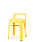 Ombra Low Stool with Backrest