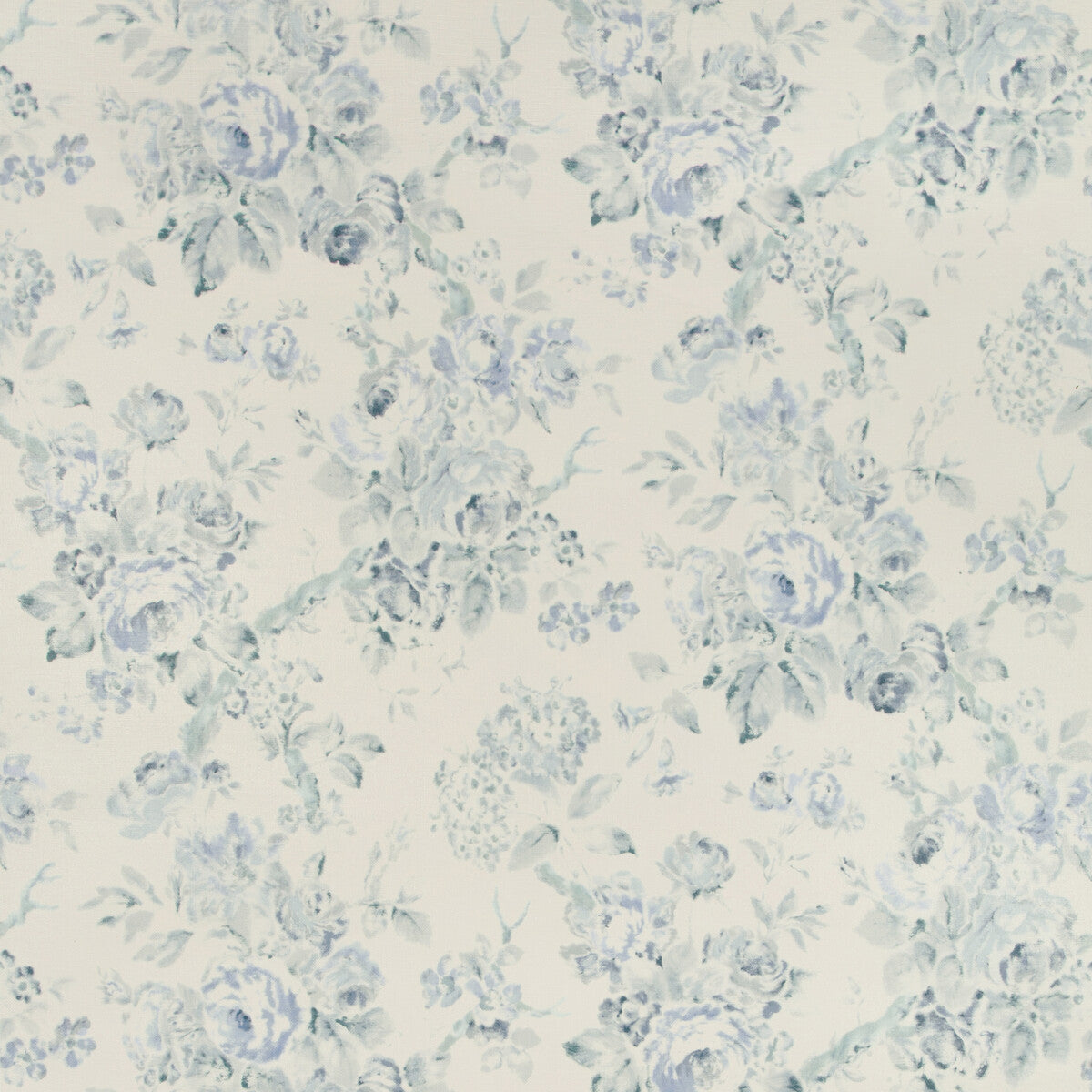 Garden Roses Wp-Aqua/Blue